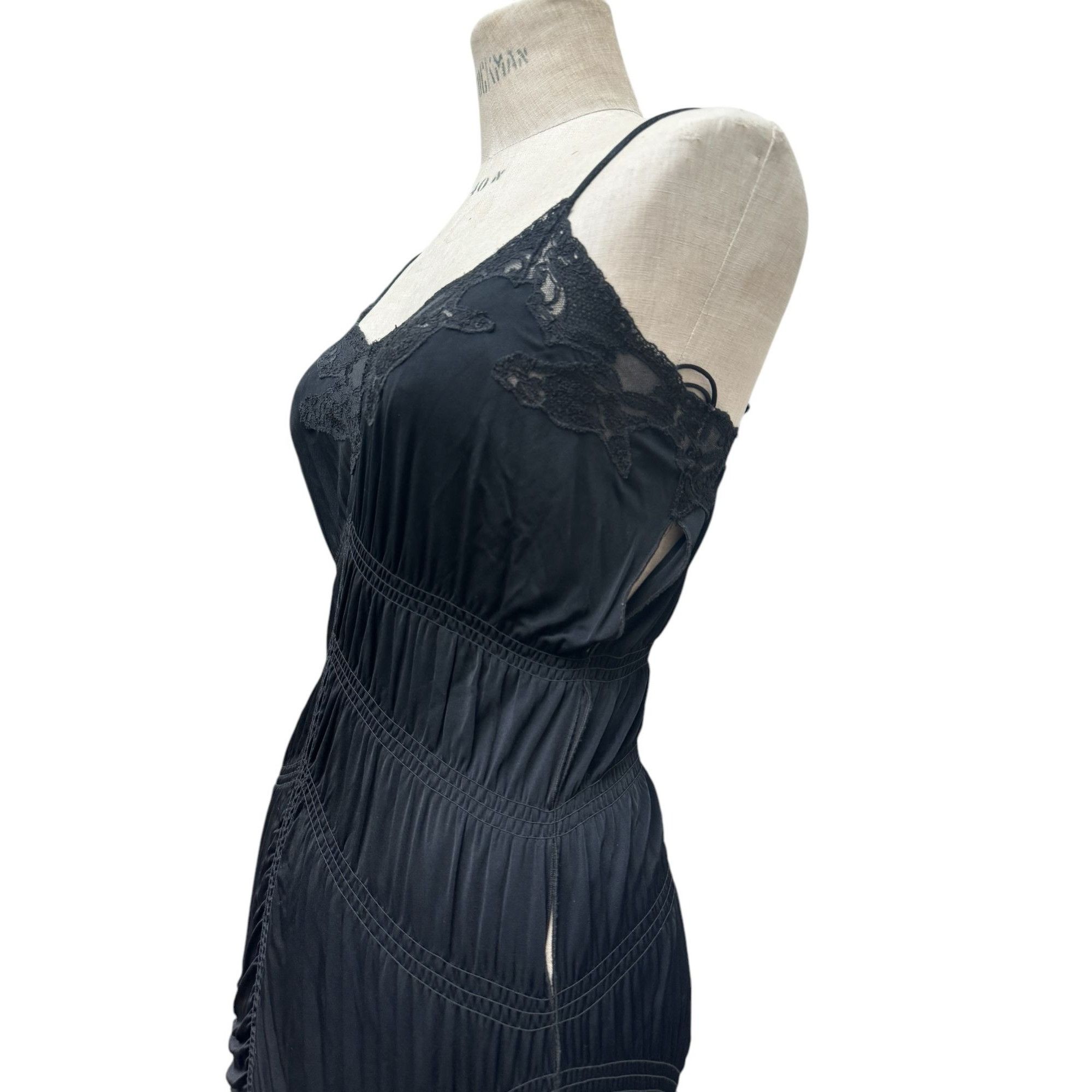 Jean Paul Gaultier Rare 1990s Black Sculptural draped Dress Size S / US 4 / IT 40 - 3 Thumbnail