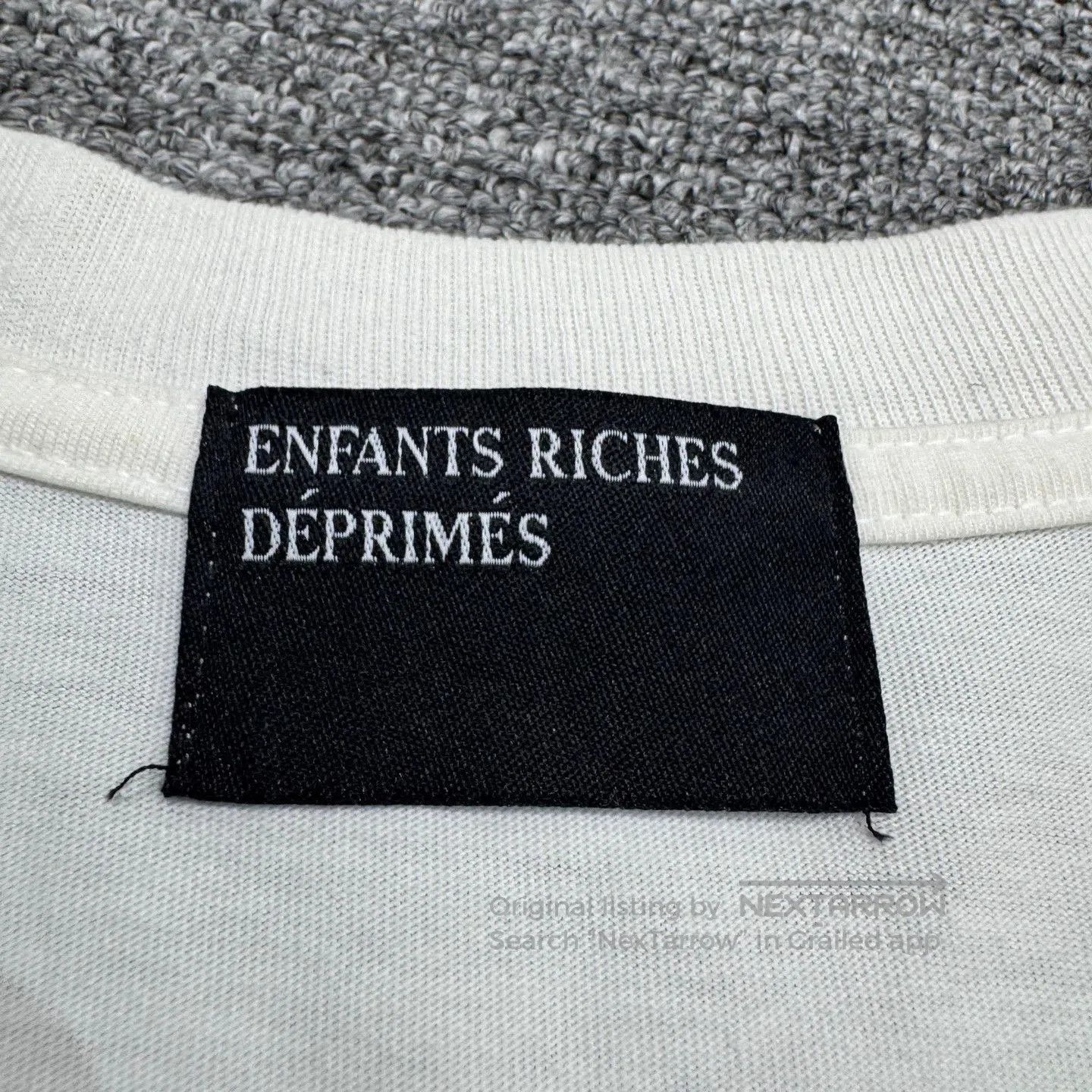 Enfants Riches Deprimes White Long-Sleeve Graphic Print Shirt. Size US XL / EU 56 / 4 - 2 Thumbnail