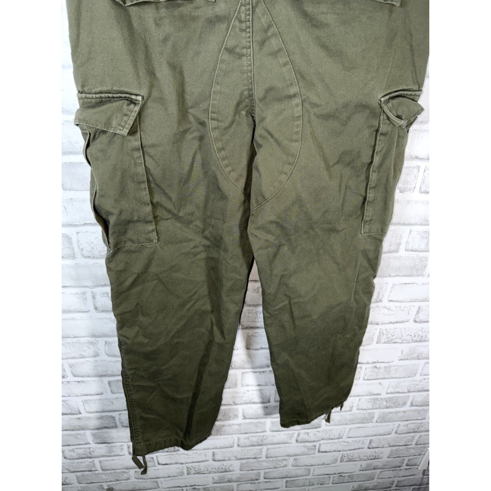 Empyre Empyre Men's Relax Fit Olive Green Cargo Skate Pants Size US 30 / EU 46 - 8 Thumbnail