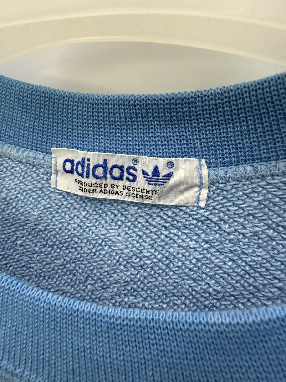 Adidas 🔥Vtg Japan 90's Adidas Trefoil Distressed Sweatshirt Size US S / EU 44-46 / 1 - 6 Thumbnail