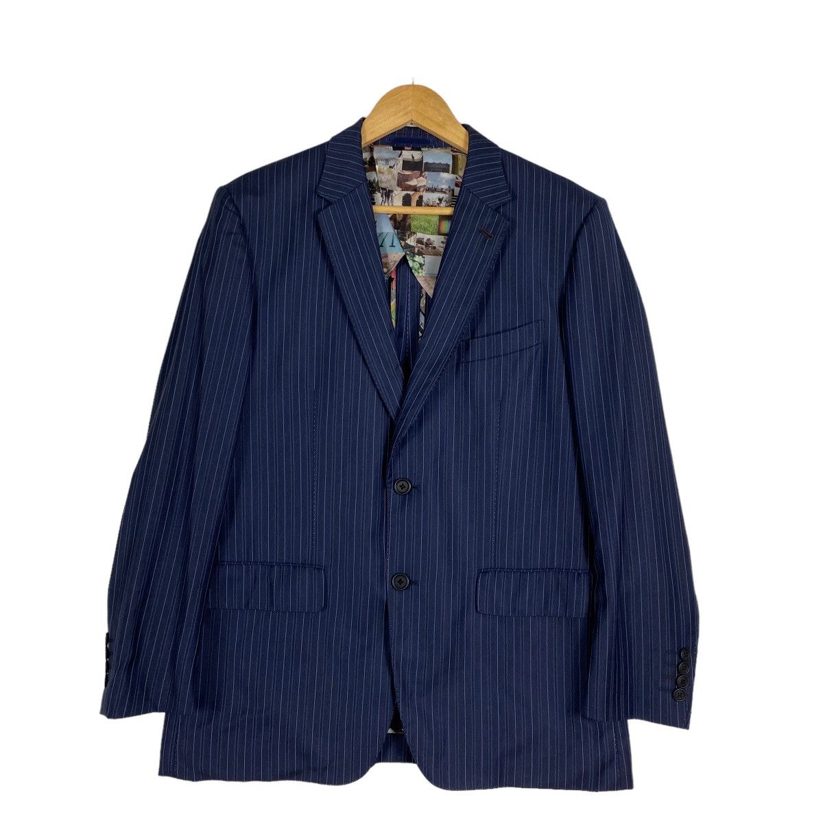 Loro Piana Paul Smith Button Blazer Loro Piana Fabric Size US M / EU 48-50 / 2 - 1 Thumbnail