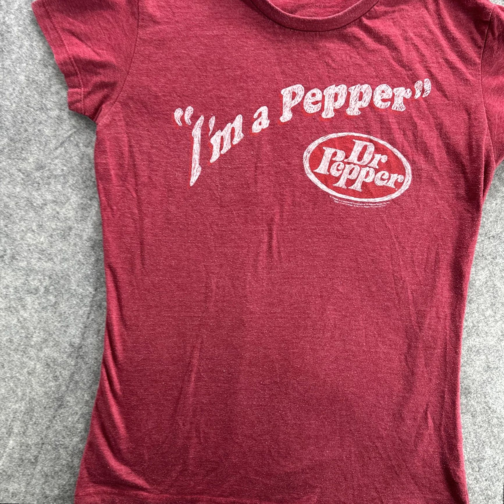 Vintage VINTAGE Dr Pepper T-Shirt Womens 2XL Red "I'm a Pepper" Graphic Soft Crewneck Retro Novelty Size XXL / US 16-18 / IT 52-54 - 5 Thumbnail