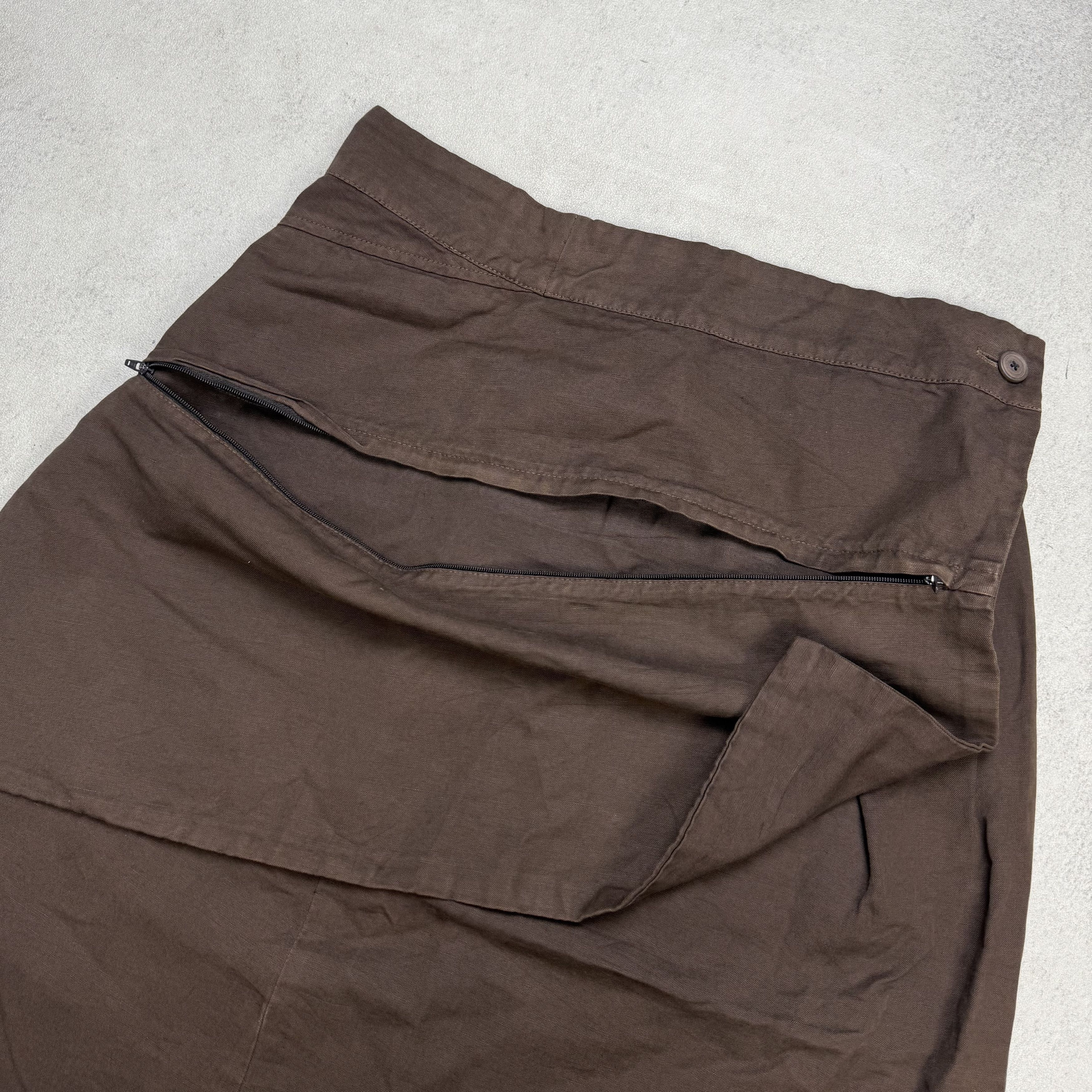 Issey Miyake Vintage Plantation Issey Miyake Cargo Utility Skirts Size 30" / US 8 / IT 44 - 3 Thumbnail