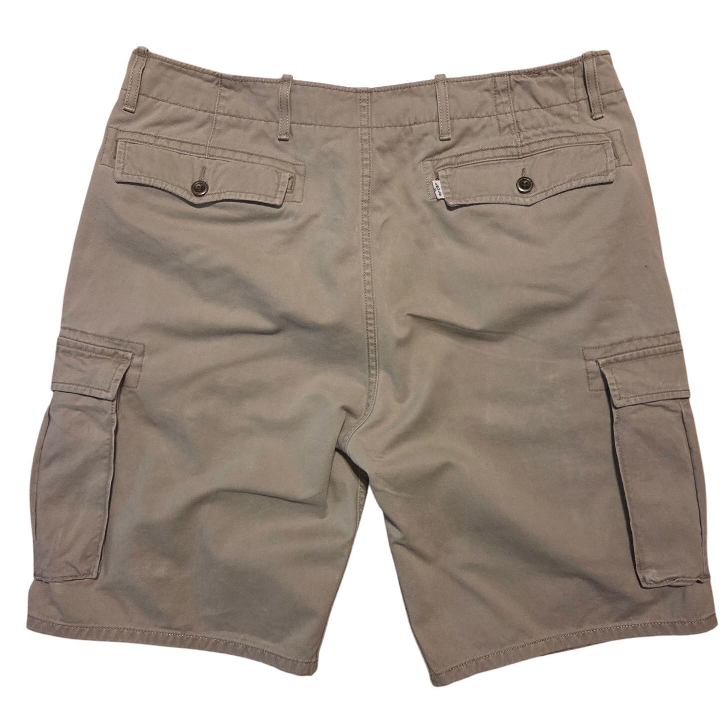 Levi's Levi's Men's Khaki Cargo Shorts - Size 36 - Great! Size US 36 / EU 52 - 2 Thumbnail