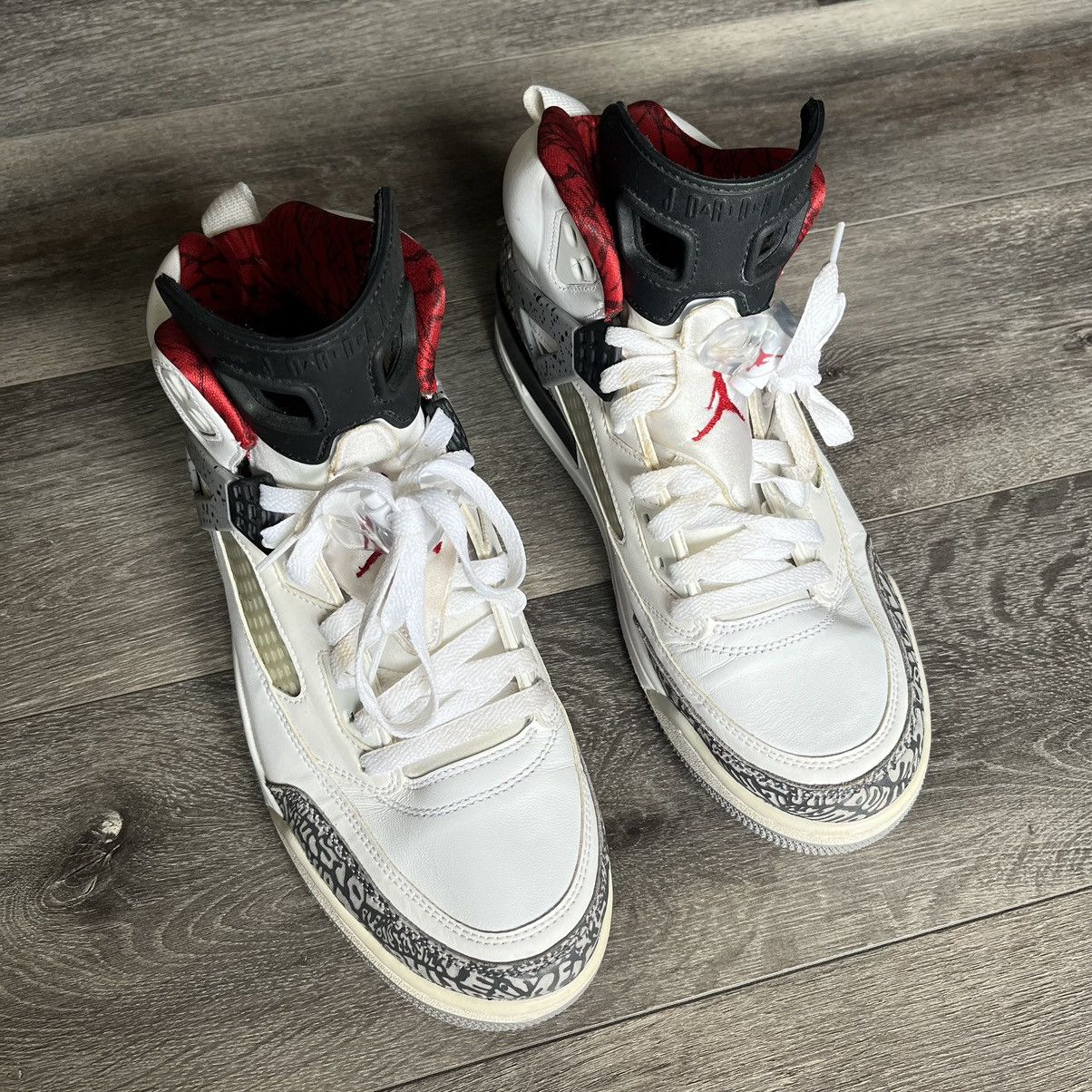 Jordan Brand Vintage Jordan Spizike White Cement 2017 Low Shoe 315371-122 Size US 10 / EU 43 - 2 Thumbnail