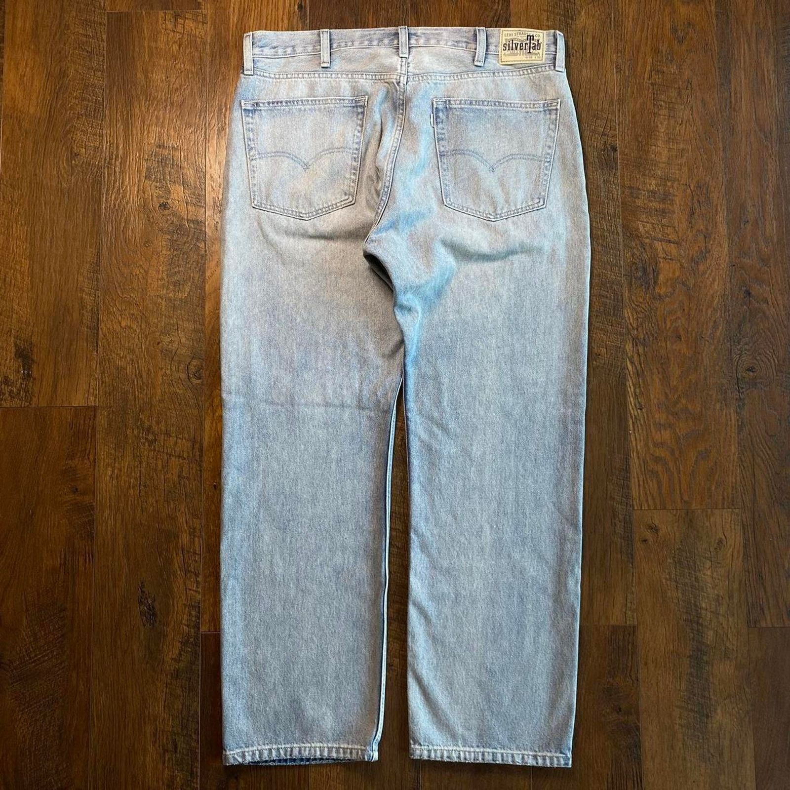 Levi's Silver tab straight leg Size US 38 / EU 54 - 2 Thumbnail