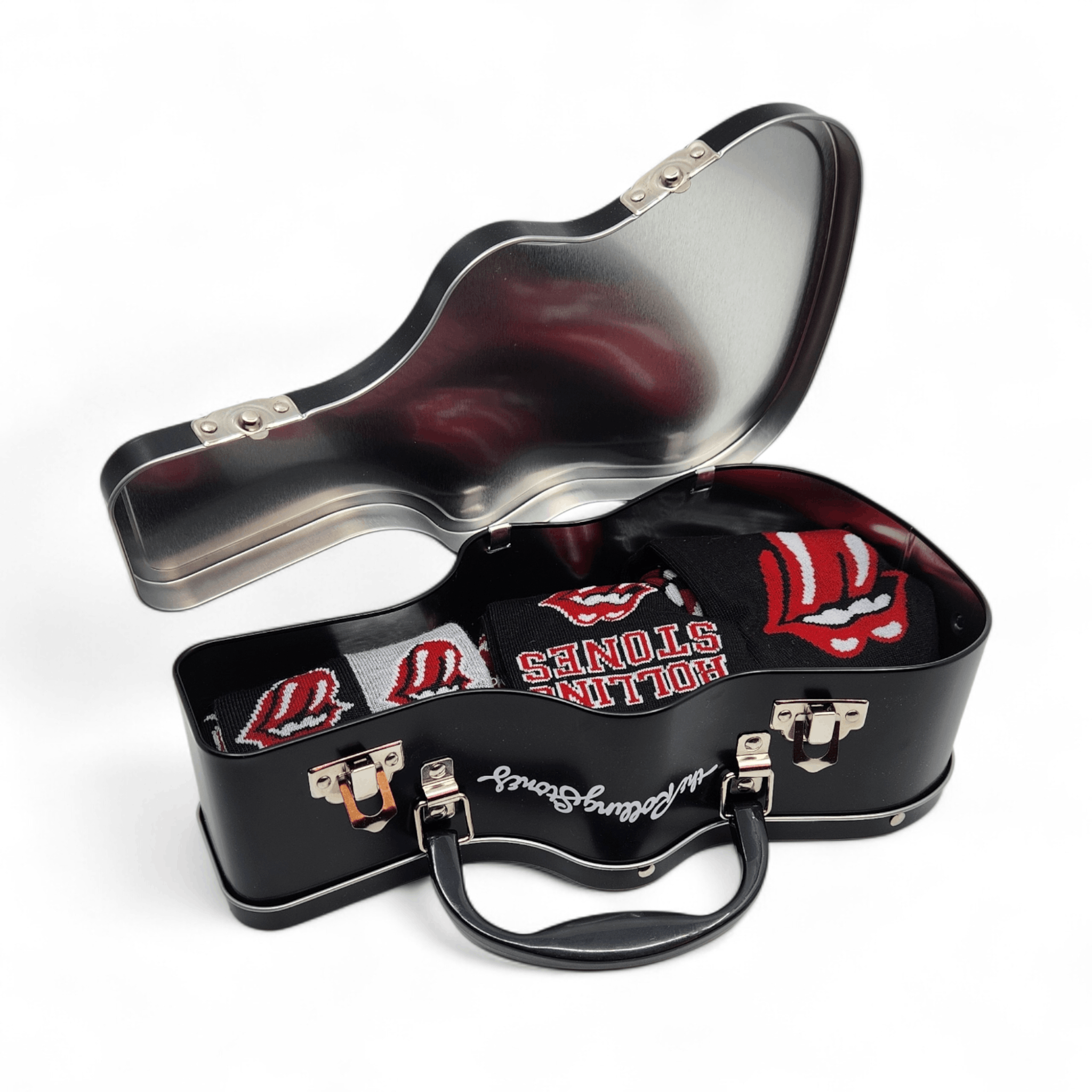 The Rolling Stones The Rolling Stones Guitar Tin Sock Box, 3 Pair Size ONE SIZE - 5 Thumbnail