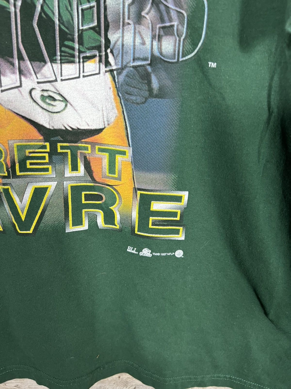 Vintage Vintage Brett Favre Green Bay Packers Shirt Size US L / EU 52-54 / 3 - 4 Thumbnail