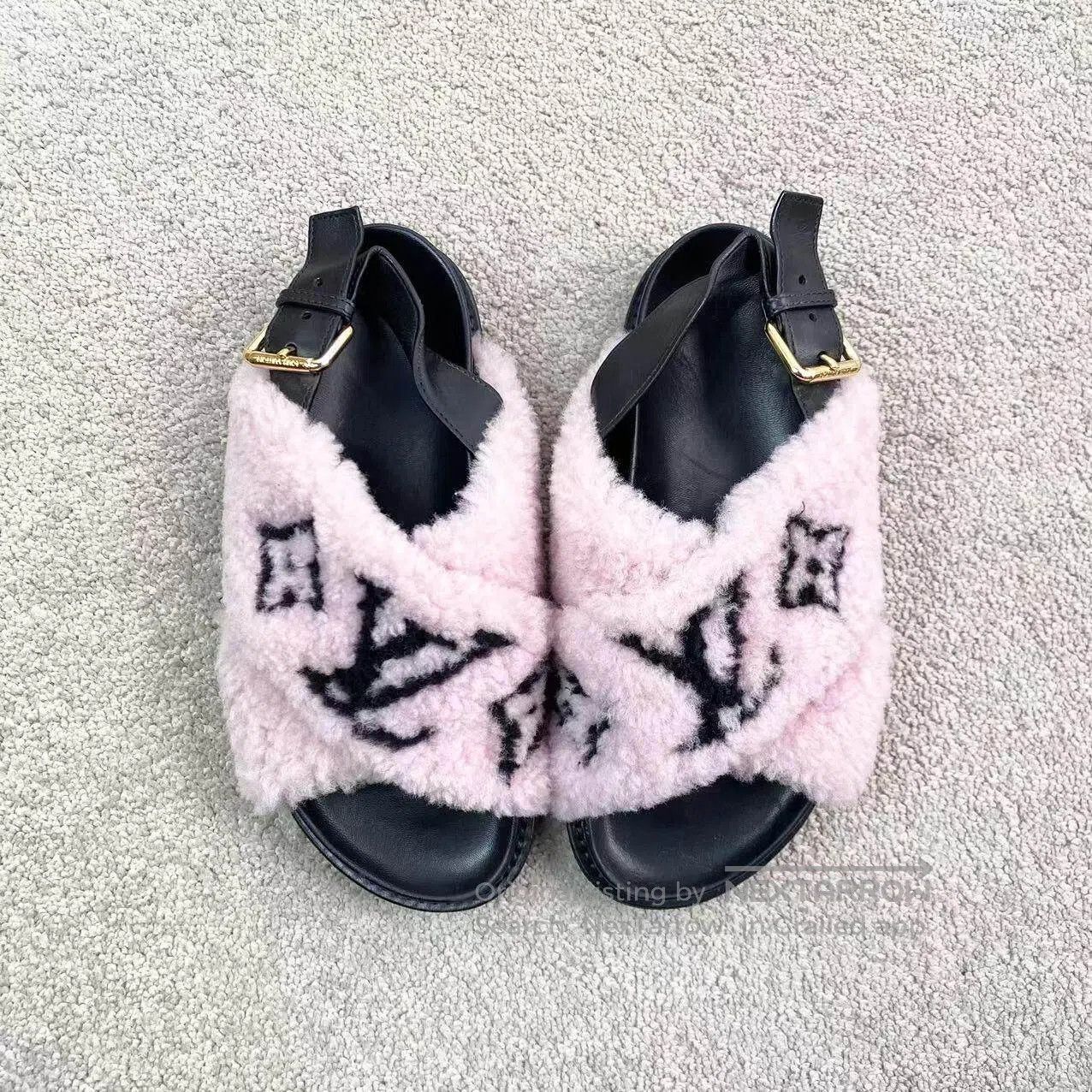Louis Vuitton Louis Vuitton 23SS plush sandals| Size US 6.5 / IT 36.5 - 3 Thumbnail