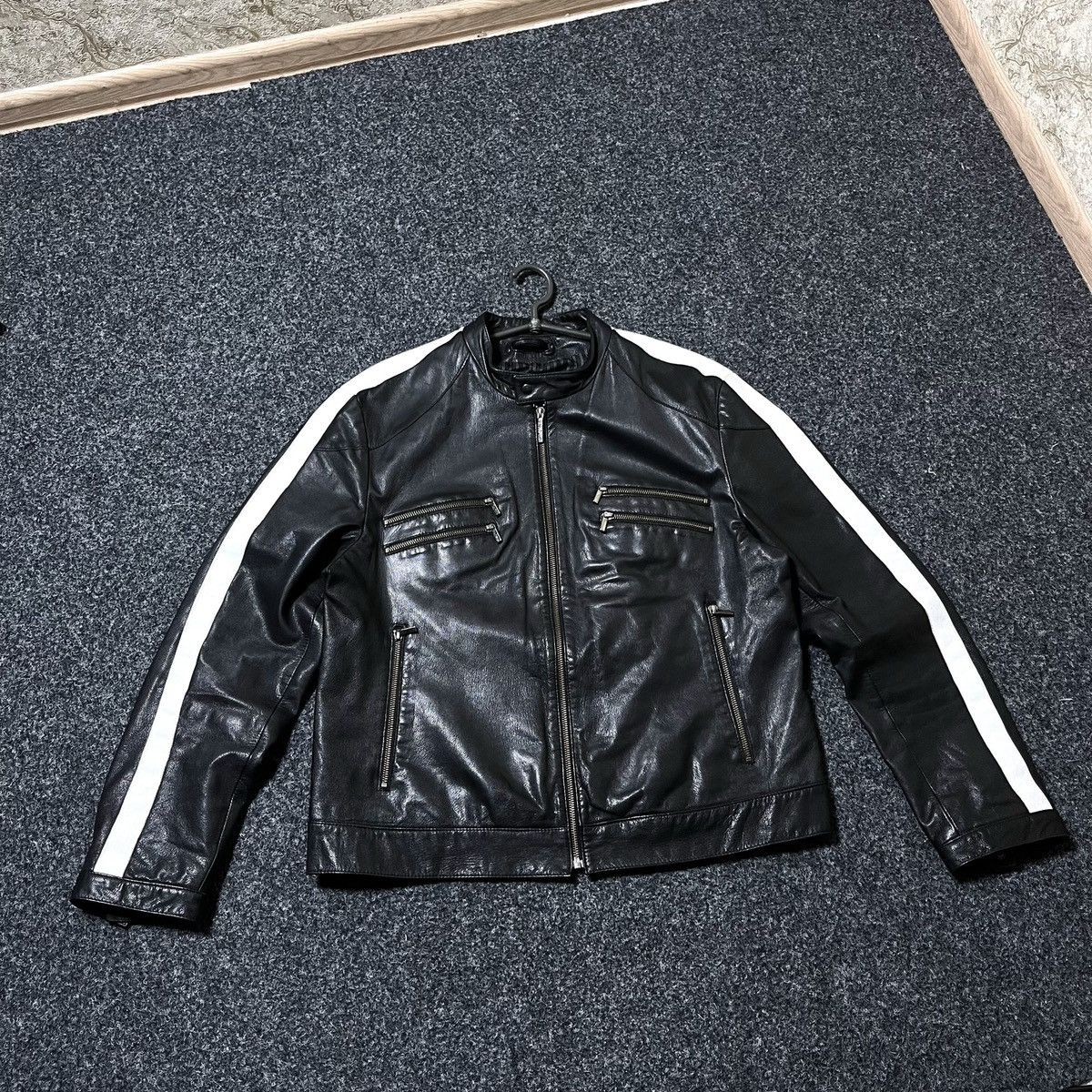 Karl Lagerfeld Karl Lagerfeld Leather jacket Size US L / EU 52-54 / 3 - 7 Thumbnail