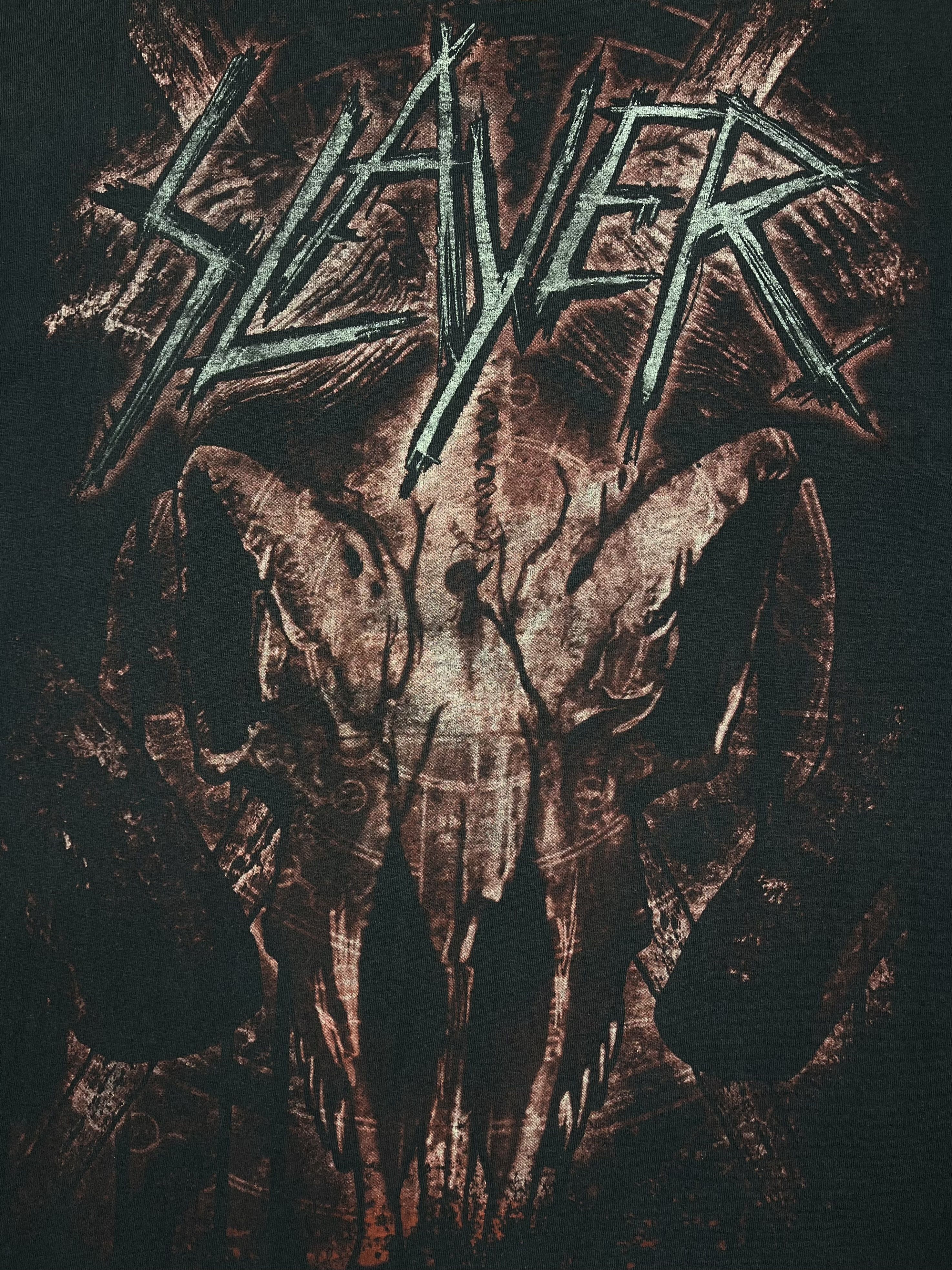 Band Tees Vintage Slayer All Over Print Rock Band T Shirt 90’s Size US XL / EU 56 / 4 - 15 Thumbnail