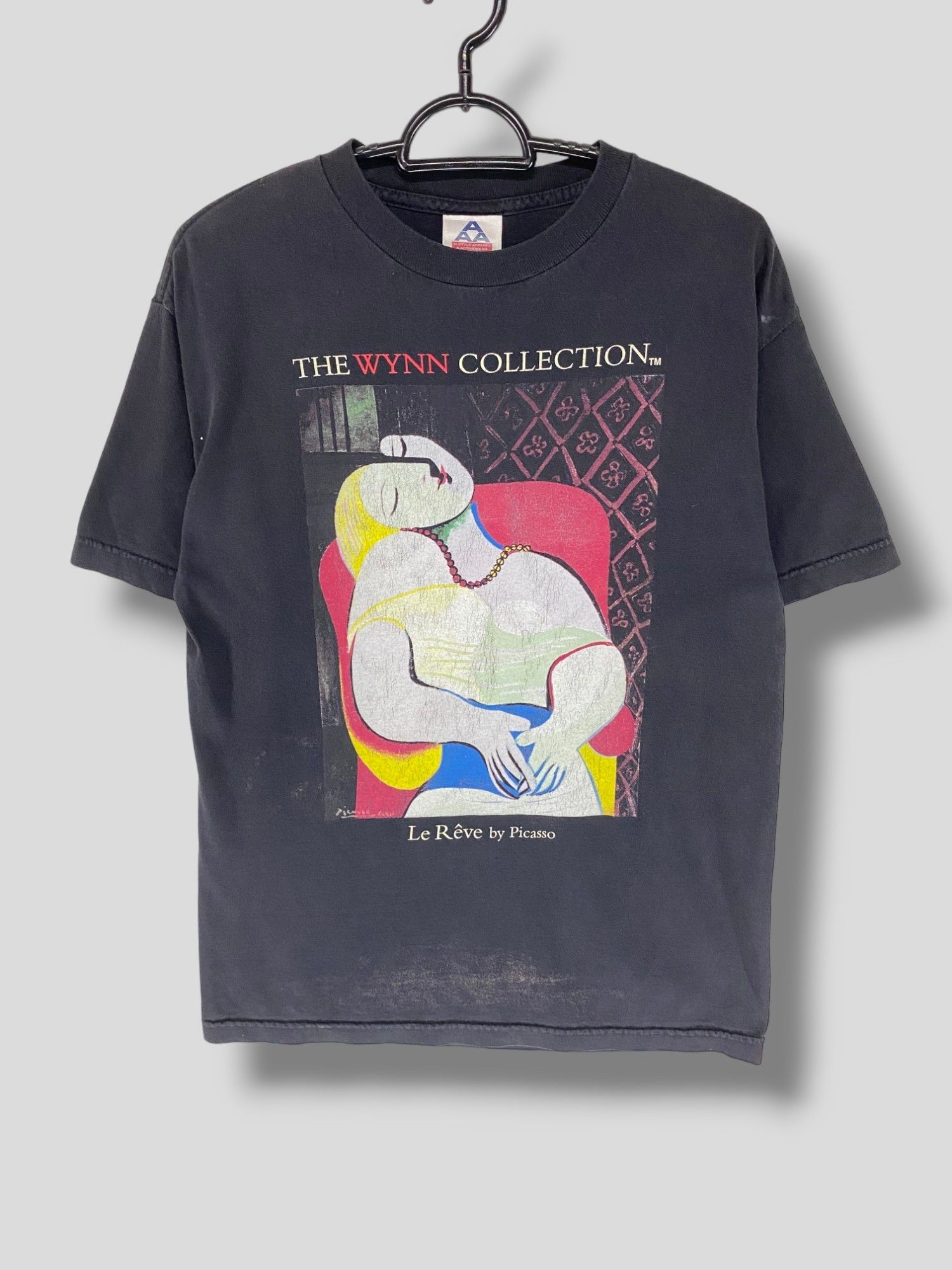 Vintage 90s Picasso Le Reve painting artwork print tshirt