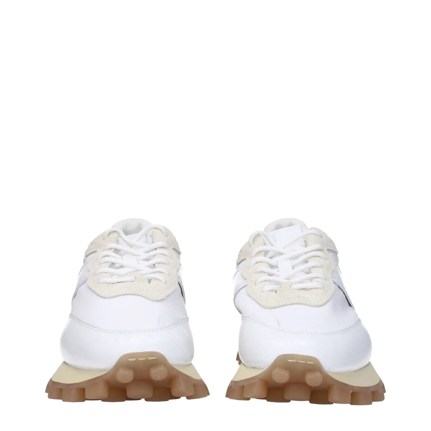 Tod's ob1o1e1224 Fabric Sneakers in White/Beige Size US 8.5 / IT 38.5 - 3 Thumbnail