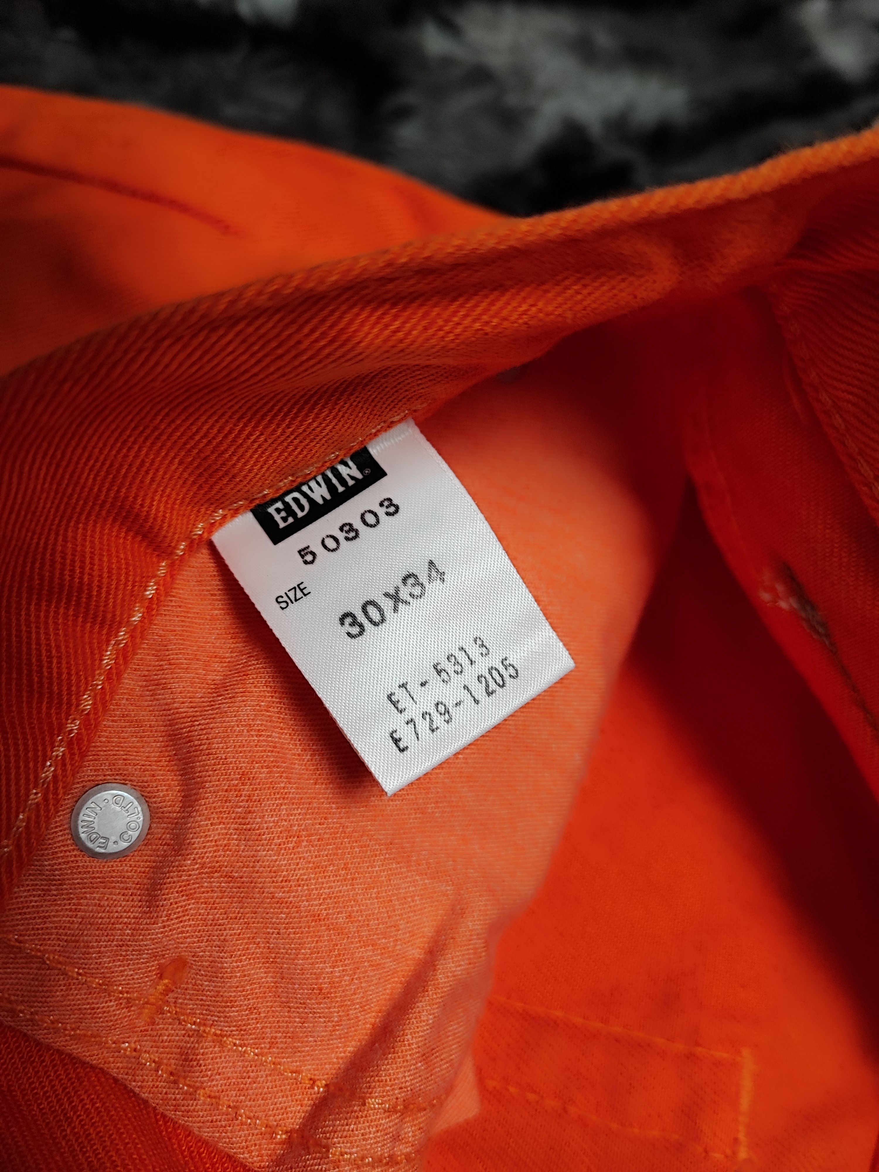 Edwin Vintage Orange Jeans by Edwin Japan Size US 28 / EU 44 - 10 Thumbnail