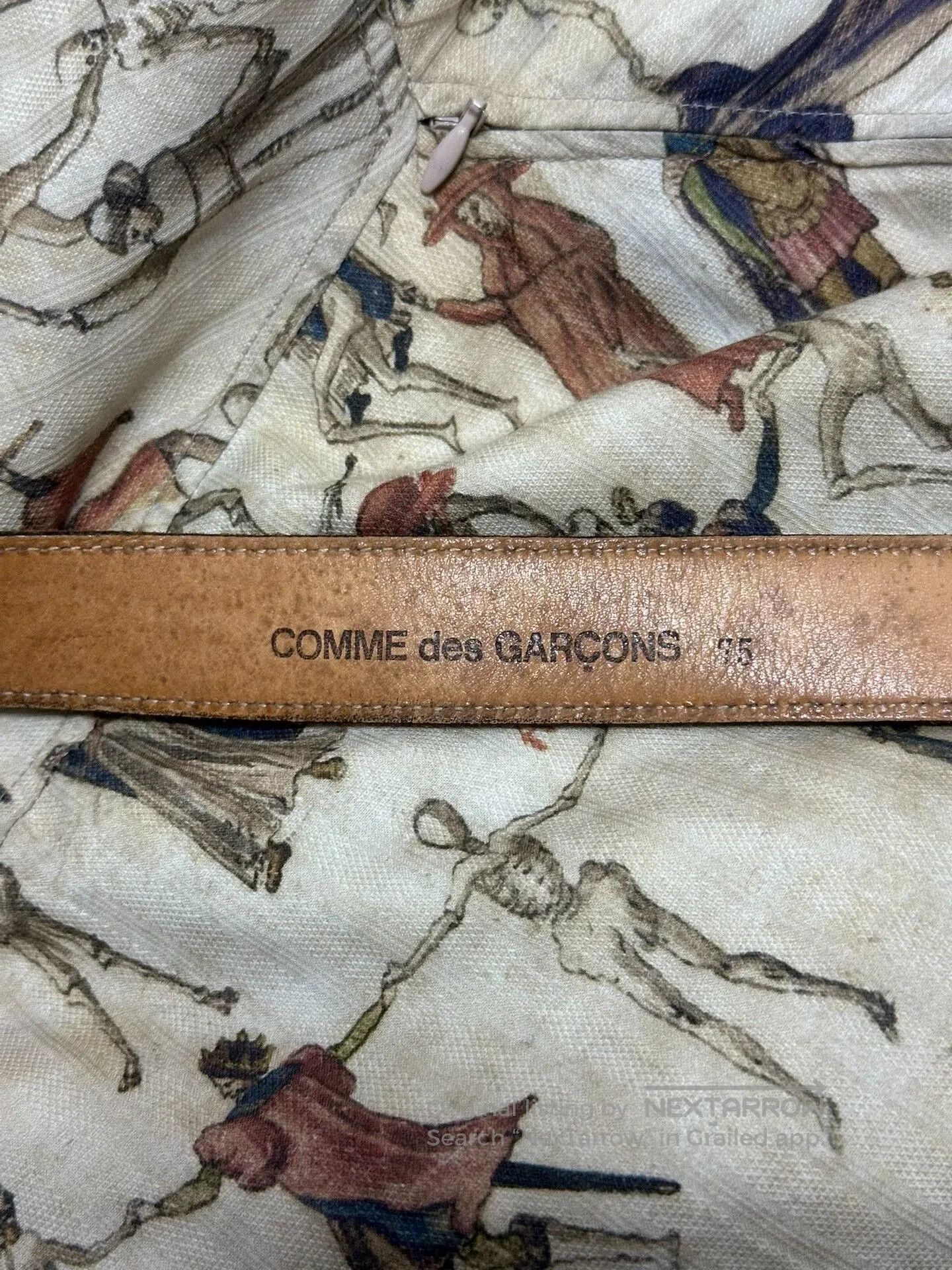 Comme des Garcons Comme des Garcons Decorative Leather Belt. Size ONE SIZE - 5 Thumbnail