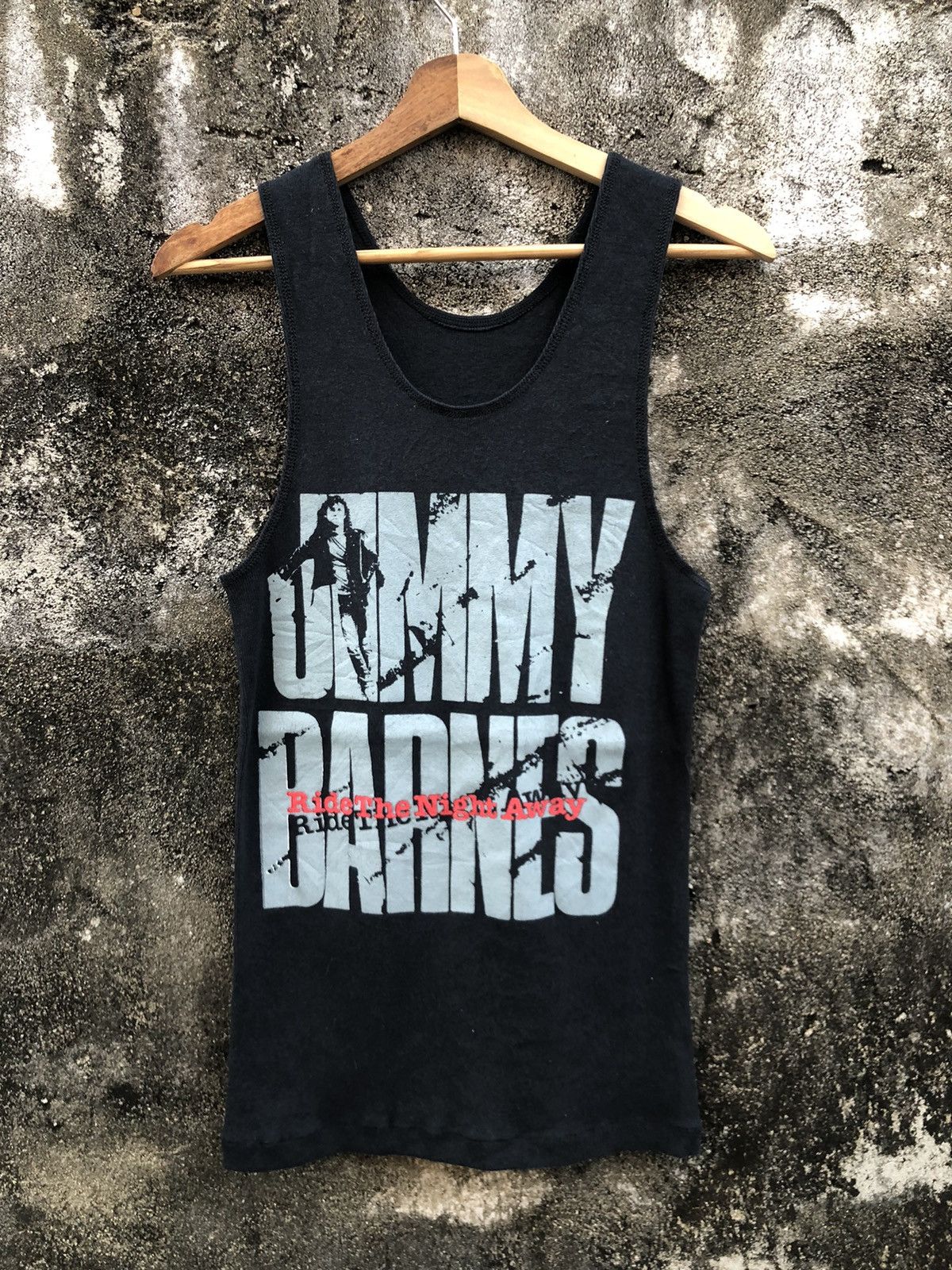 Band Tees 1980s Vintage Jimmy Barnes "Ride The Night Away" Tank Top Size US S / EU 44-46 / 1 - 1 Thumbnail