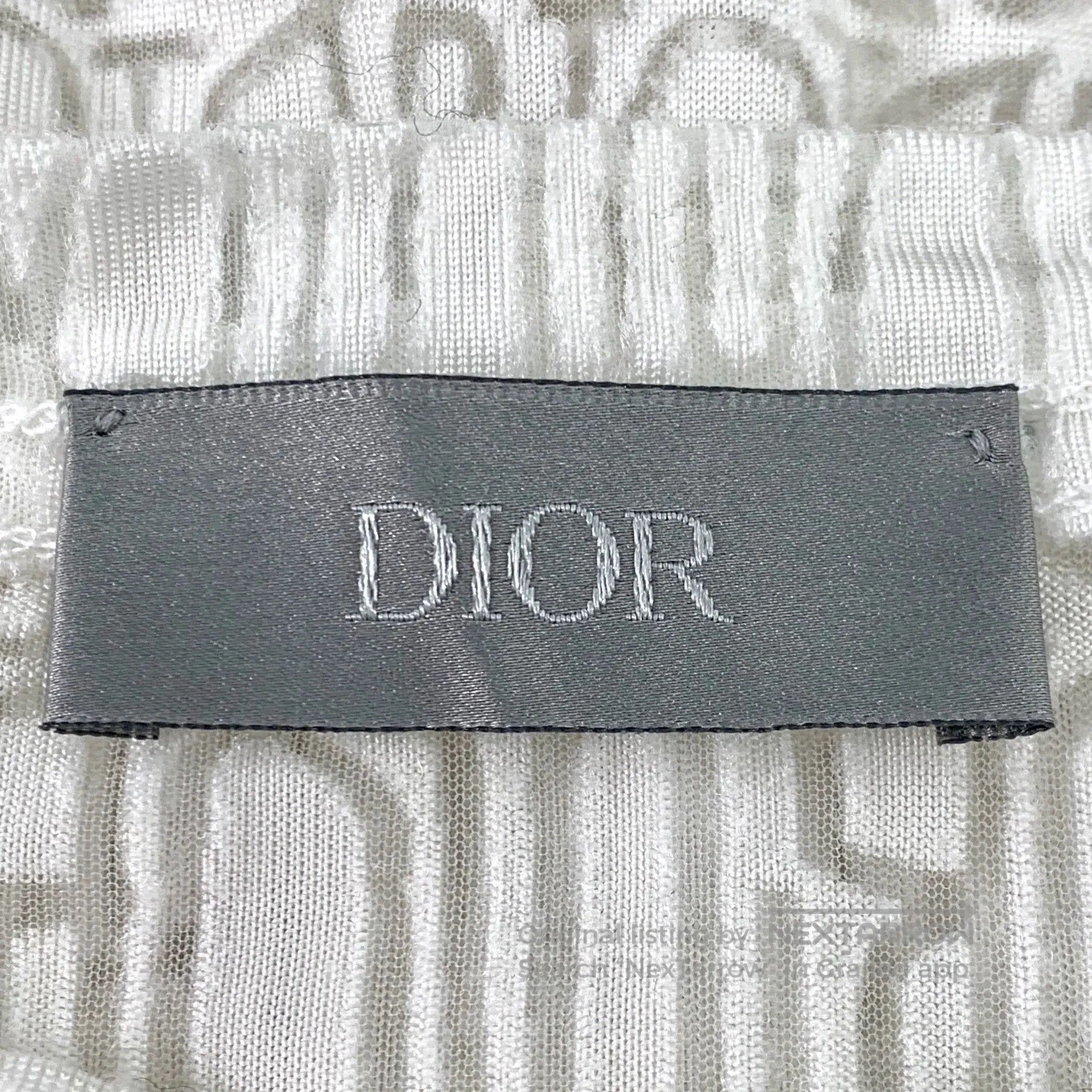 Dior white logo short sleeve t-shirt by dior. Size US L / EU 52-54 / 3 - 5 Thumbnail