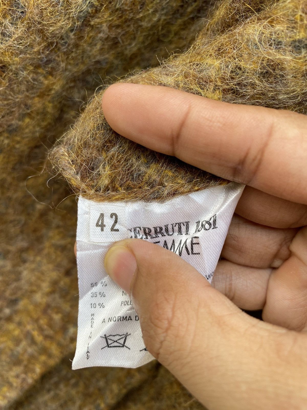 Cerruti 1881 × Designer Vintage CERRUTI 1881 Female Wool / Short Mohair Blazer Size S / US 4 / IT 40 - 13 Thumbnail