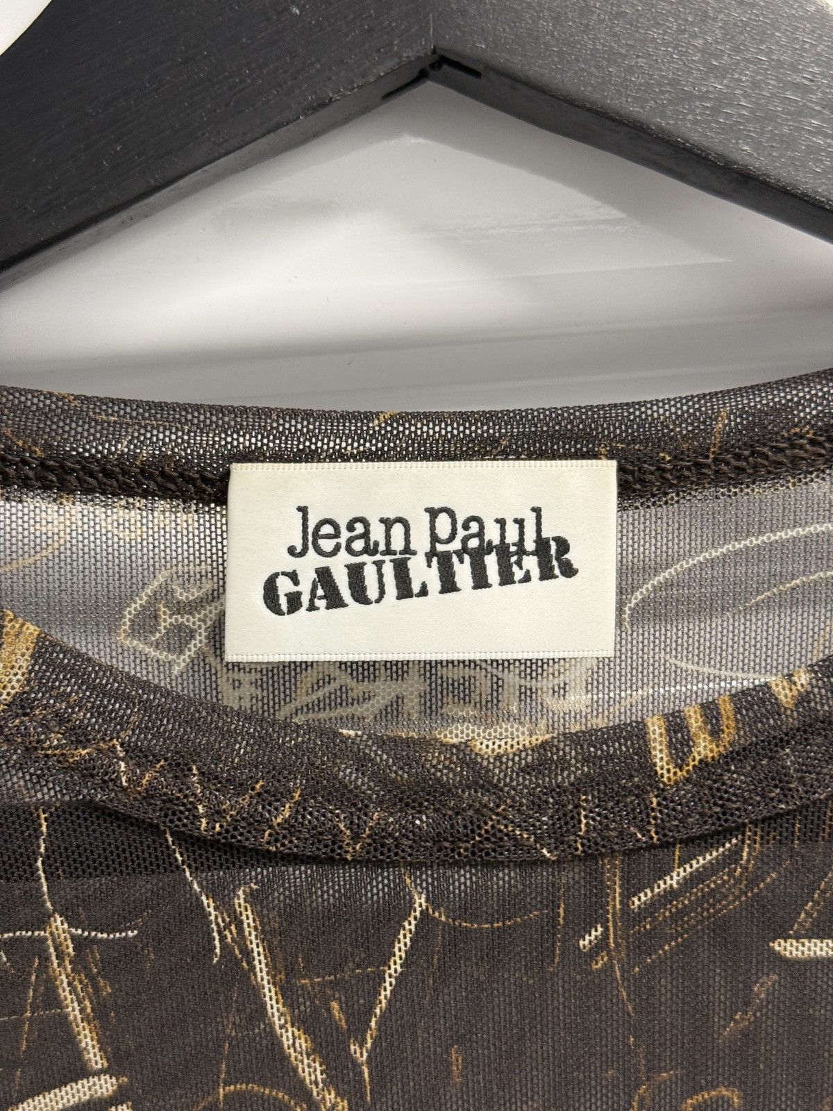 Jean Paul Gaultier Jean Paul Gaultier Mesh Graffiti Long Sleeve Size US M / EU 48-50 / 2 - 3 Thumbnail