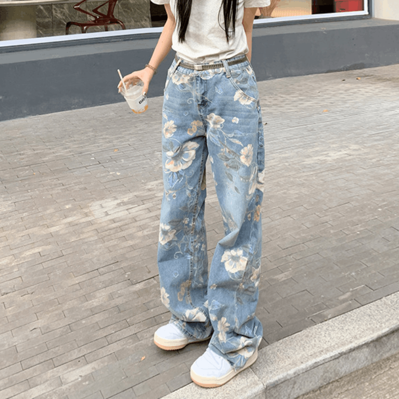 Japanese Brand Straight-leg button-down high-waist jeans shallow Y2k Size 32" / US 10 / IT 46 - 1 Thumbnail