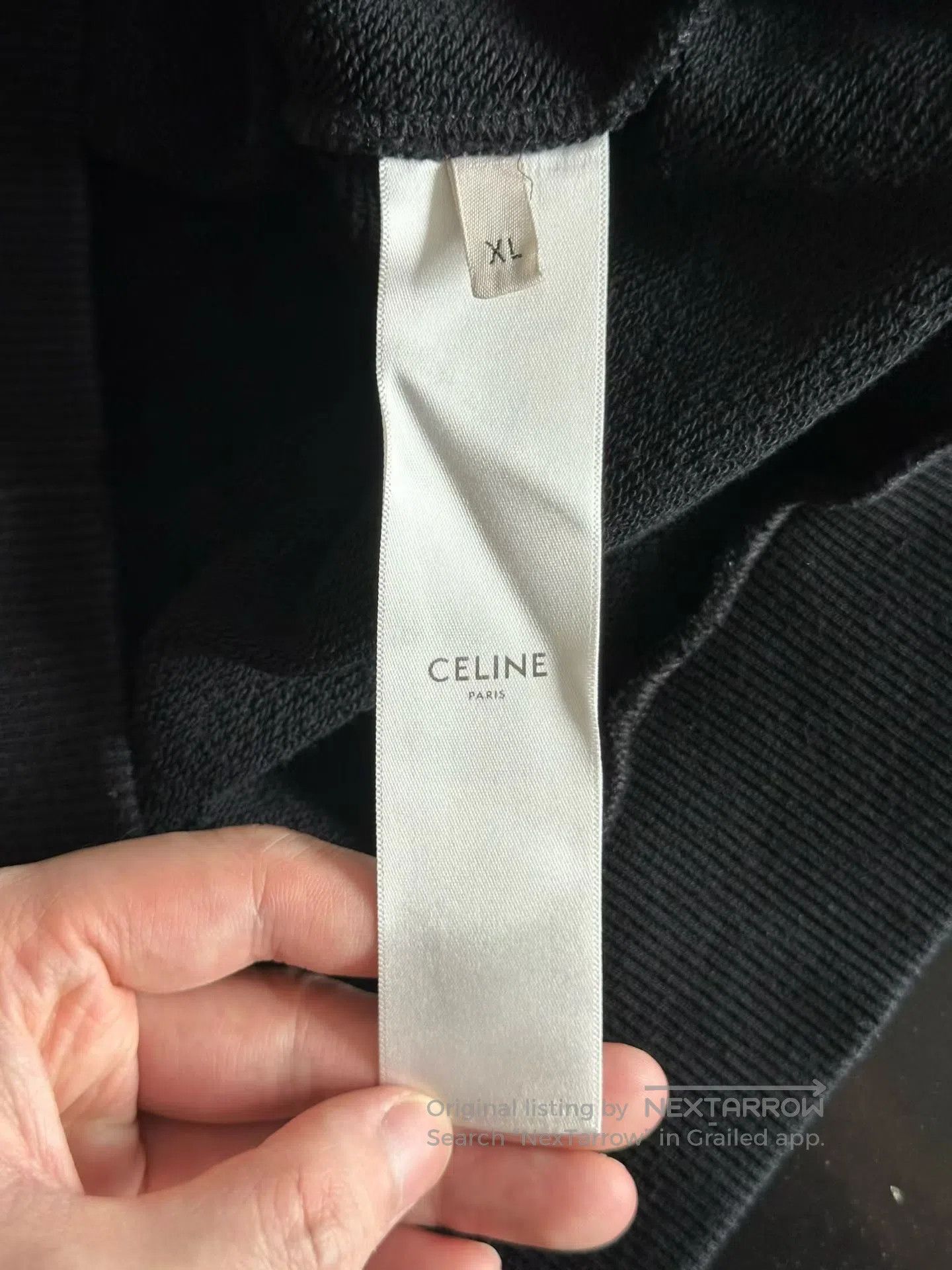 Celine CELINE Zip-up Hoodie with Hat Logo| Size US XL / EU 56 / 4 - 4 Thumbnail
