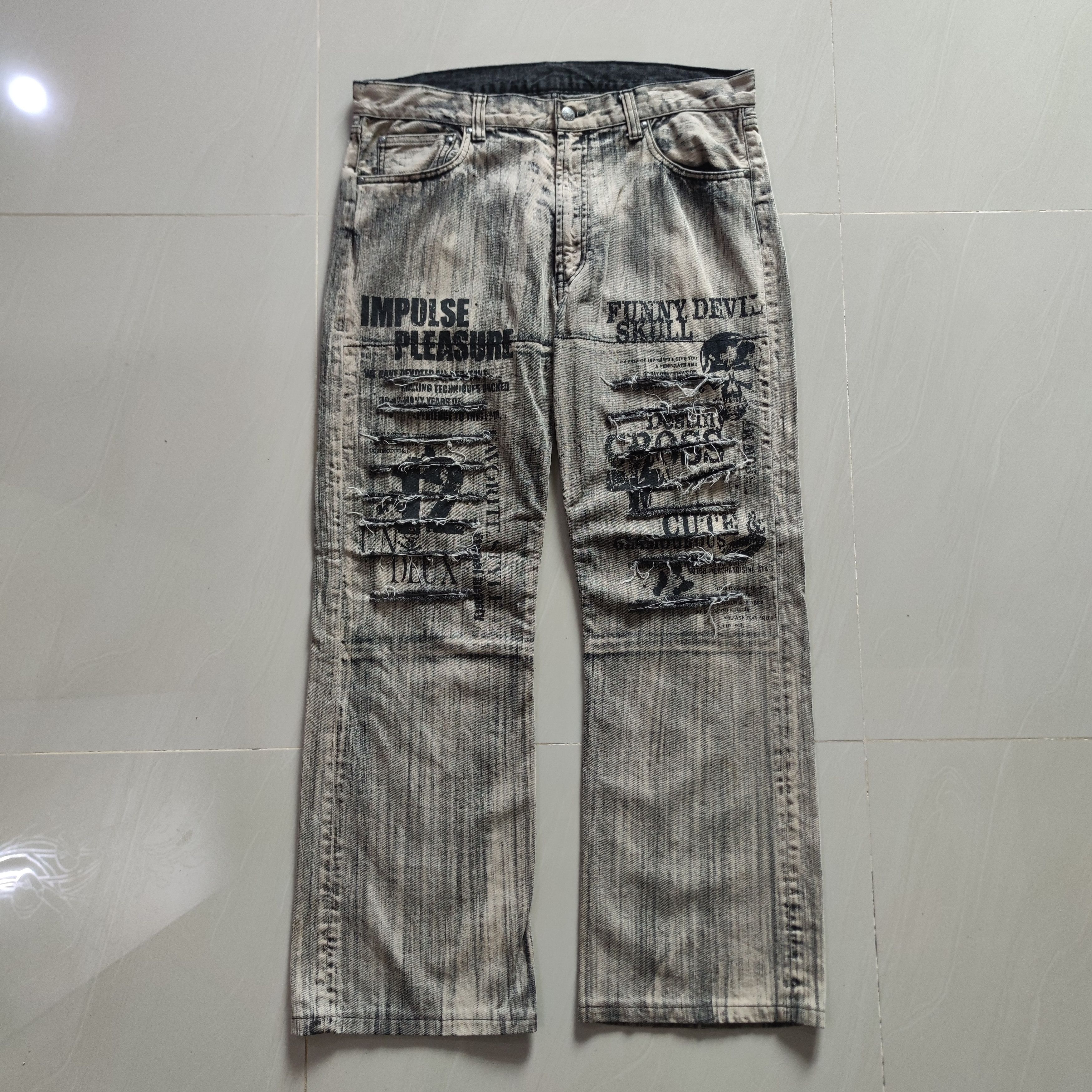 Seditionaries DISTRESSED SKULL DENIM Size US 36 / EU 52 - 1 Thumbnail