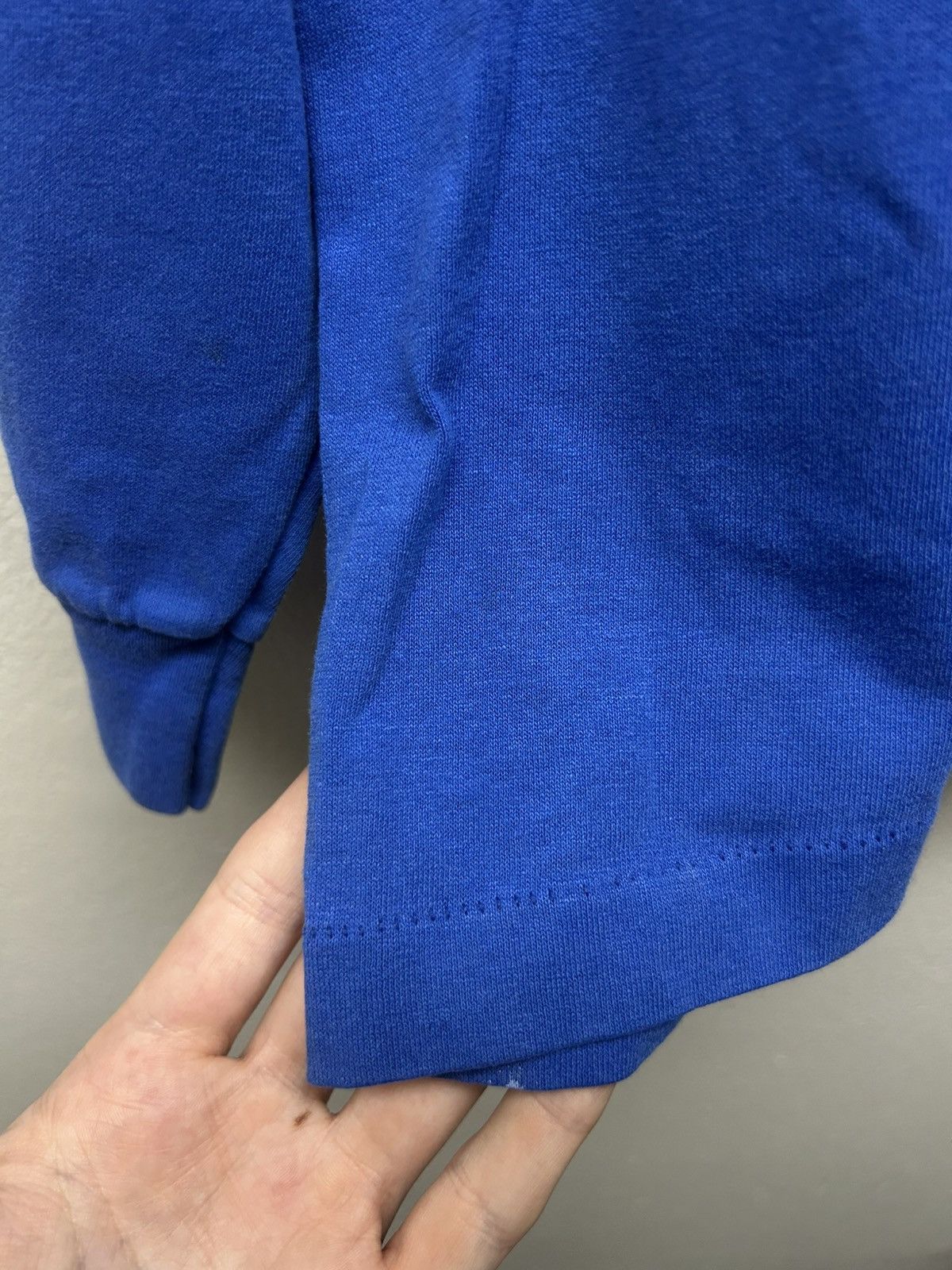 Vintage Single Stitch New York Longsleeve Blue Sunbelt Sportswear Size US XL / EU 56 / 4 - 5 Thumbnail