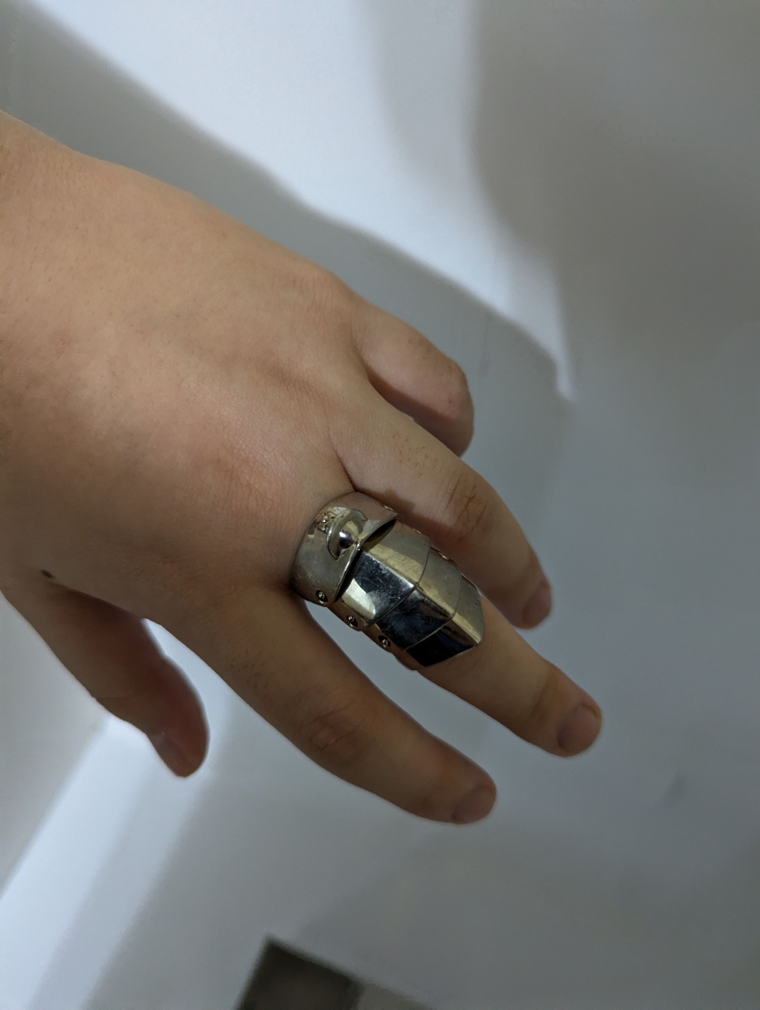 Vintage VIVIENNE WESTWOOD ARMOR RING Size ONE SIZE - 5 Thumbnail