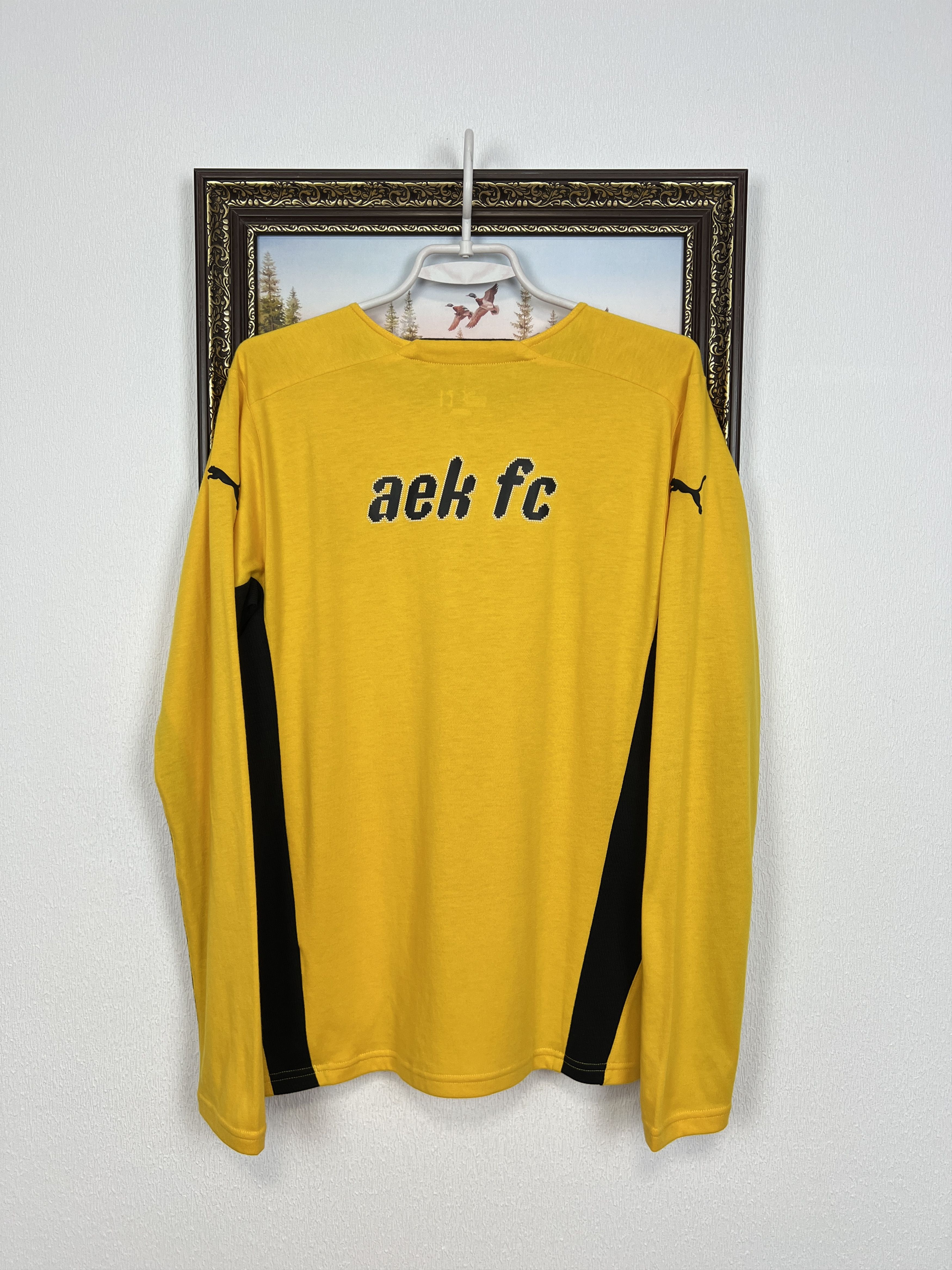 Puma Puma 2013 AEK Athens Football Shirt Soccer Train Long Sleeve Size US S / EU 44-46 / 1 - 12 Thumbnail