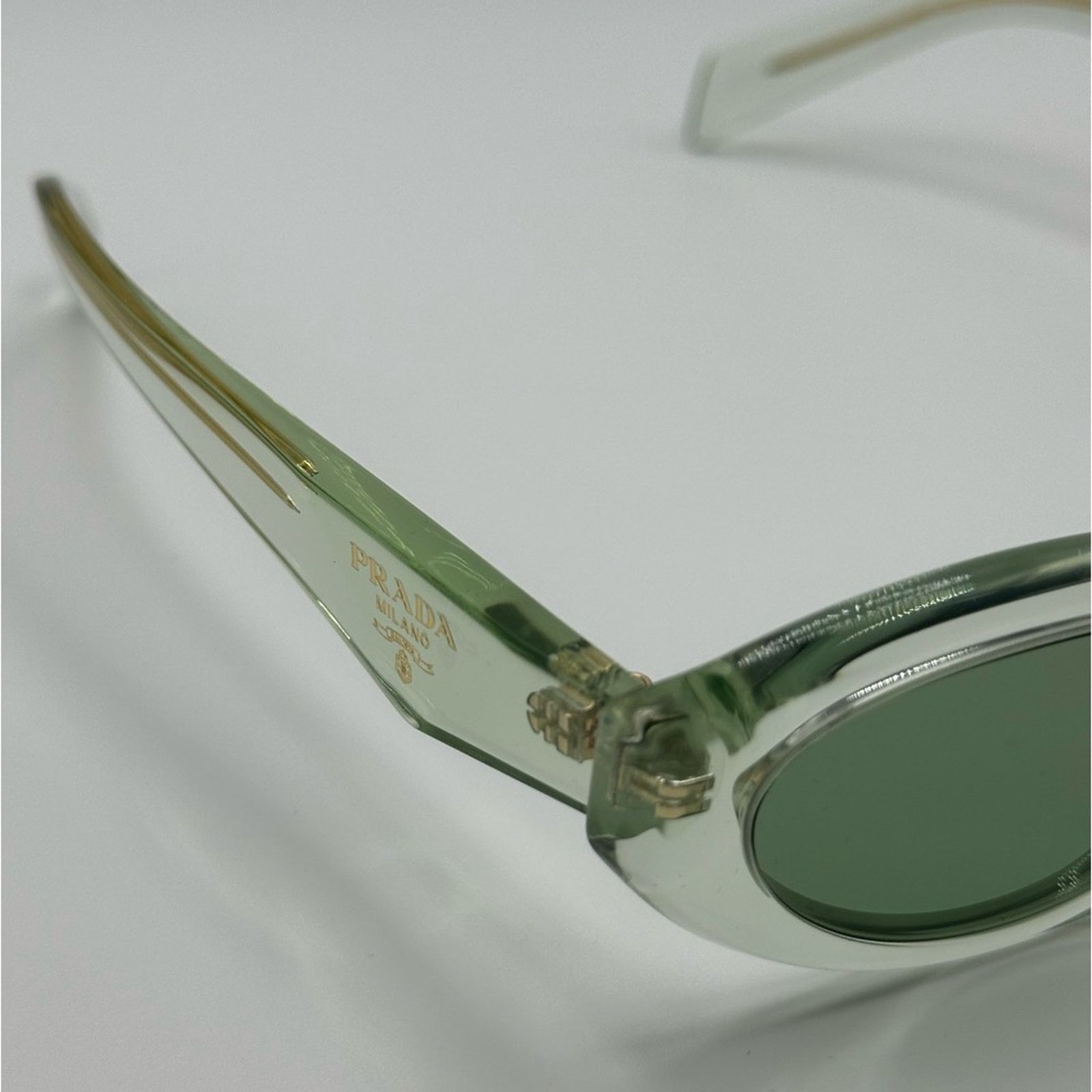 Prada NEW PRADA Symbol PR26ZS 14R20E Transparent Mint/Green Size ONE SIZE - 6 Thumbnail