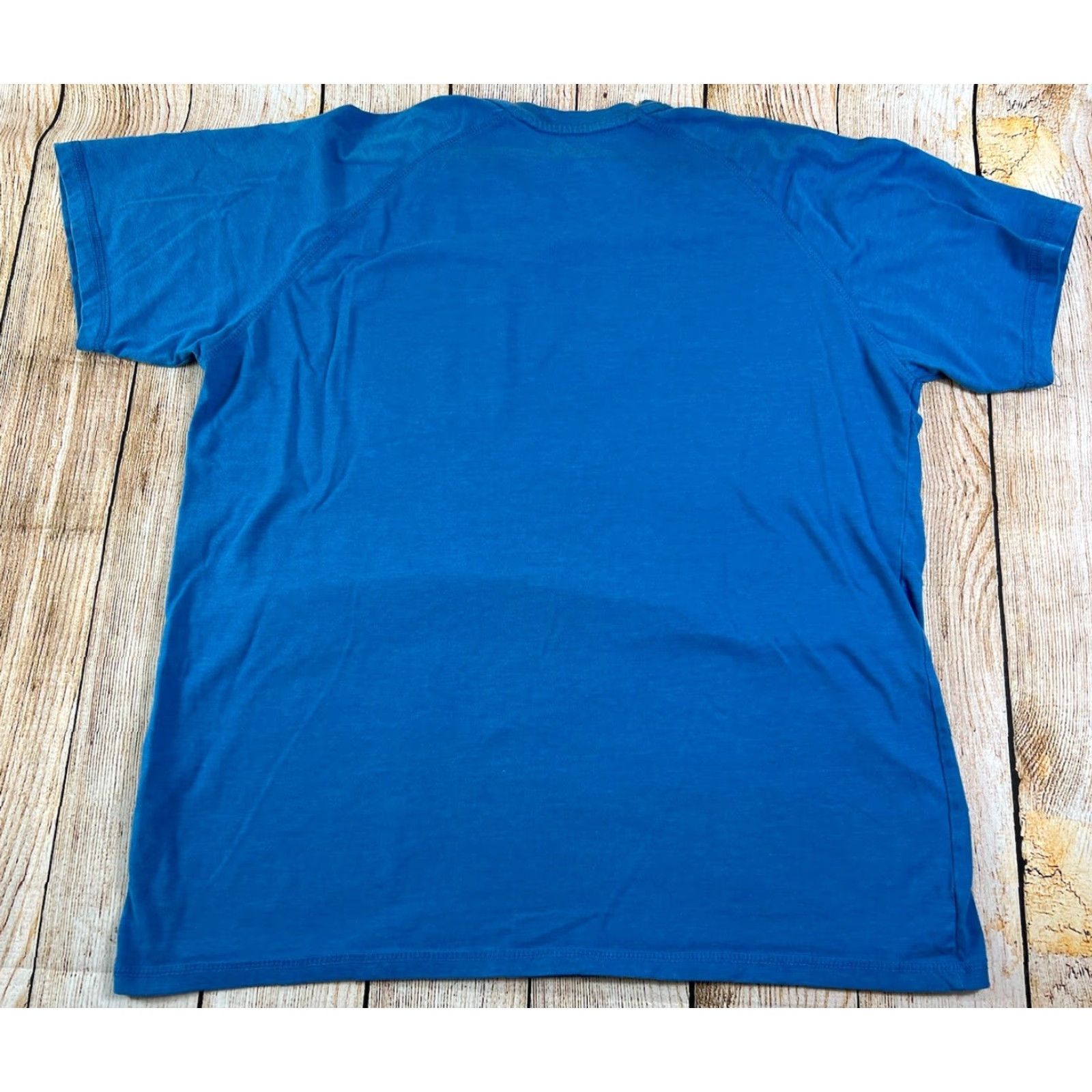Vintage Mens Lincoln Outfitters Work Wear Pocket T Shirt Blue XL Short Sleeve Classic Fit Shirt Mens Size US XL / EU 56 / 4 - 2 Thumbnail