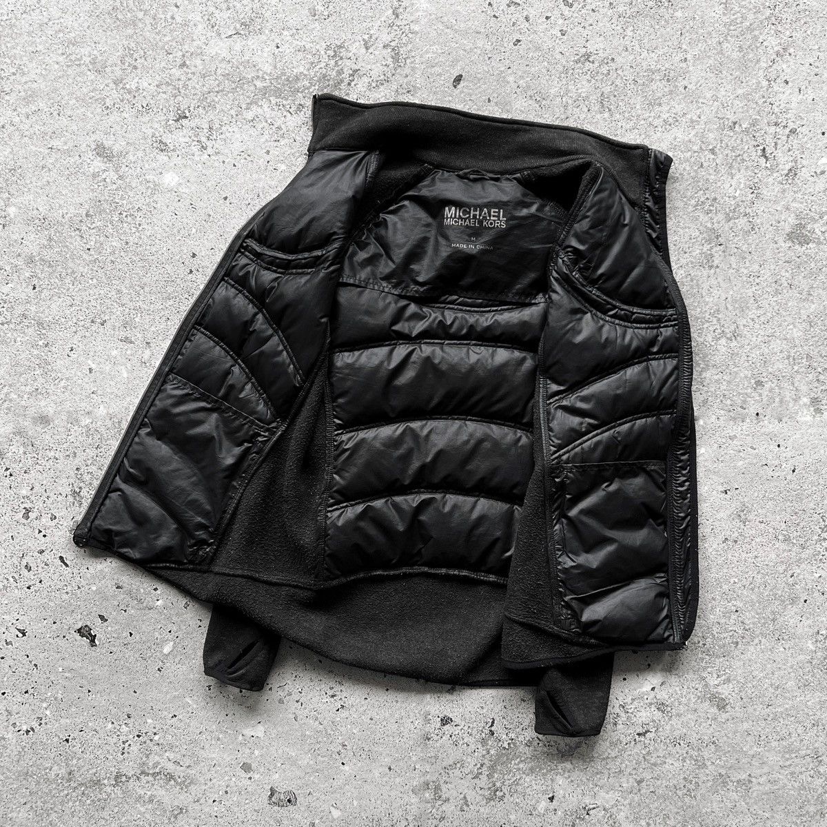 Designer × Michael Kors Michael Kors Womens Premium Black Long Sleeve Hybrid Jacket Size M / US 6-8 / IT 42-44 - 5 Thumbnail
