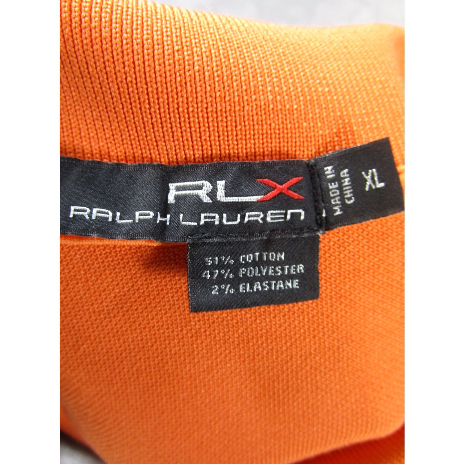 RLX Ralph Lauren RLX Ralph Lauren Polo Shirt - Polo, Men, XL, Orange, Cotton Blend, Golf Logo, 2012 PGA Championship The Ocean Course Size US XL / EU 56 / 4 - 4 Thumbnail