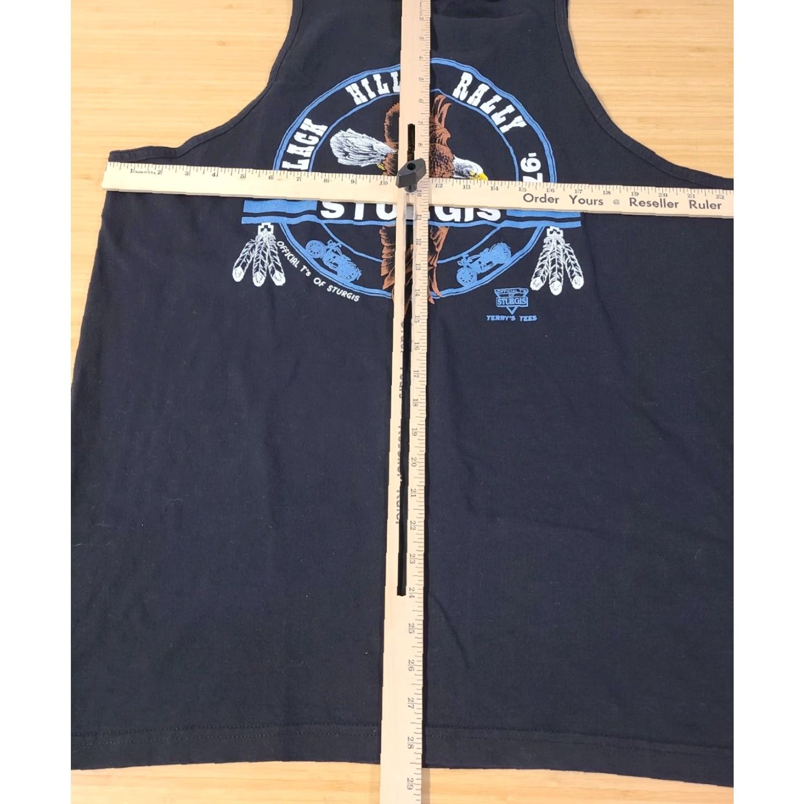 Vintage VINTAGE Sturgis Tank Top Black Hills Motorcycle Rally XL Black Eagle Graphic 90s Mens Size US XL / EU 56 / 4 - 7 Thumbnail