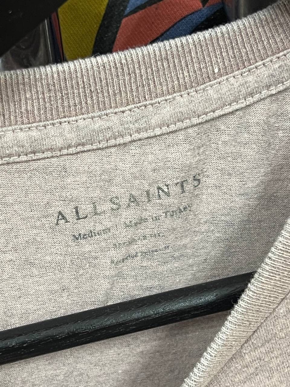 Designer Allsaints Cotton Minimalistic Basic Striped t shirt tee Size US M / EU 48-50 / 2 - 6 Thumbnail