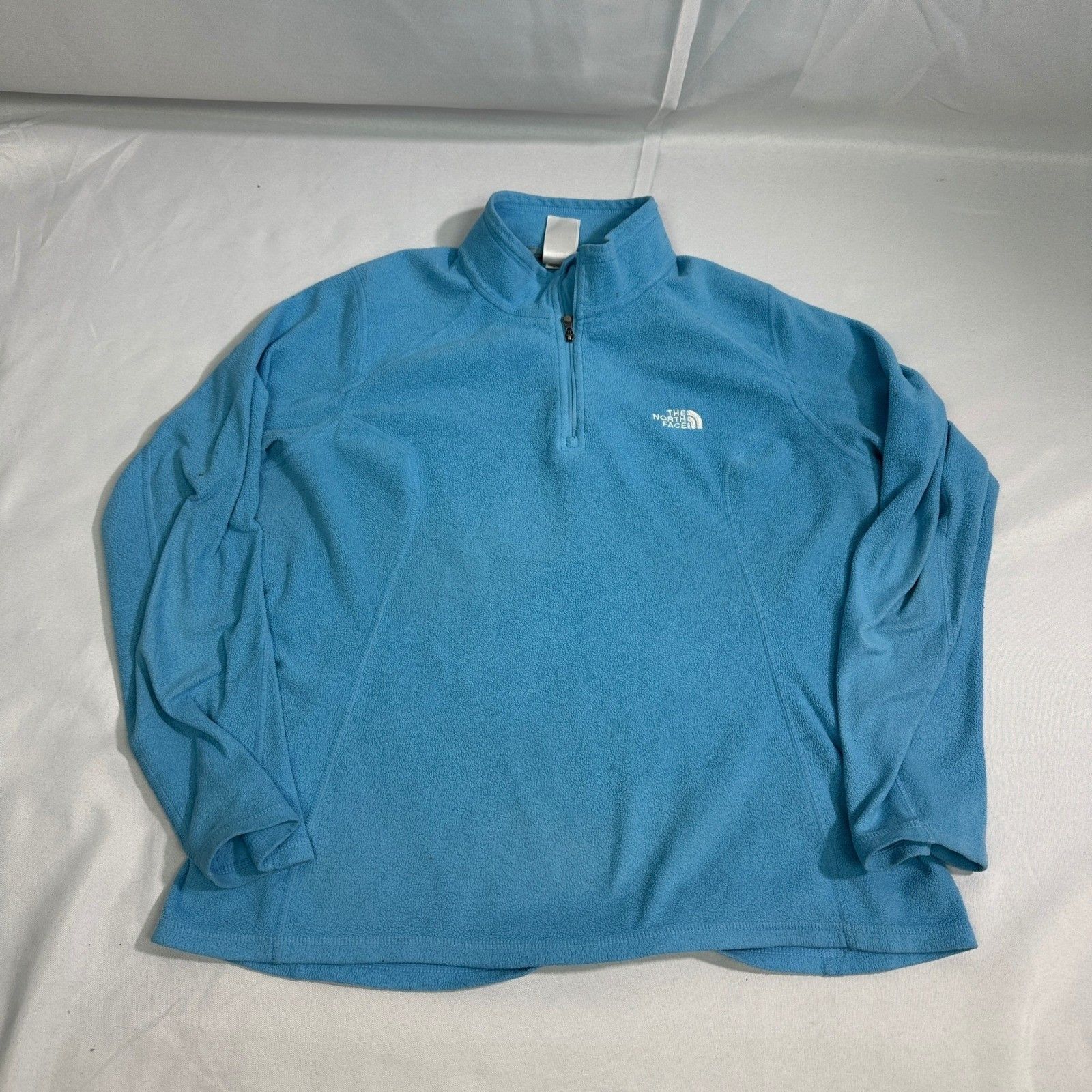 The North Face The North Face Women's L Blue 1/4 Zip Pullover Fleece Jacket Size L / US 10 / IT 46 - 1 Thumbnail