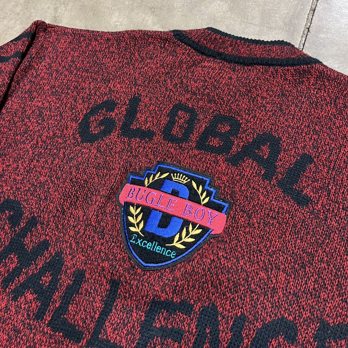 Vintage Vintage 90s Bugle Boy Global Challenge Sweater Cardigan Size US L / EU 52-54 / 3 - 4 Thumbnail