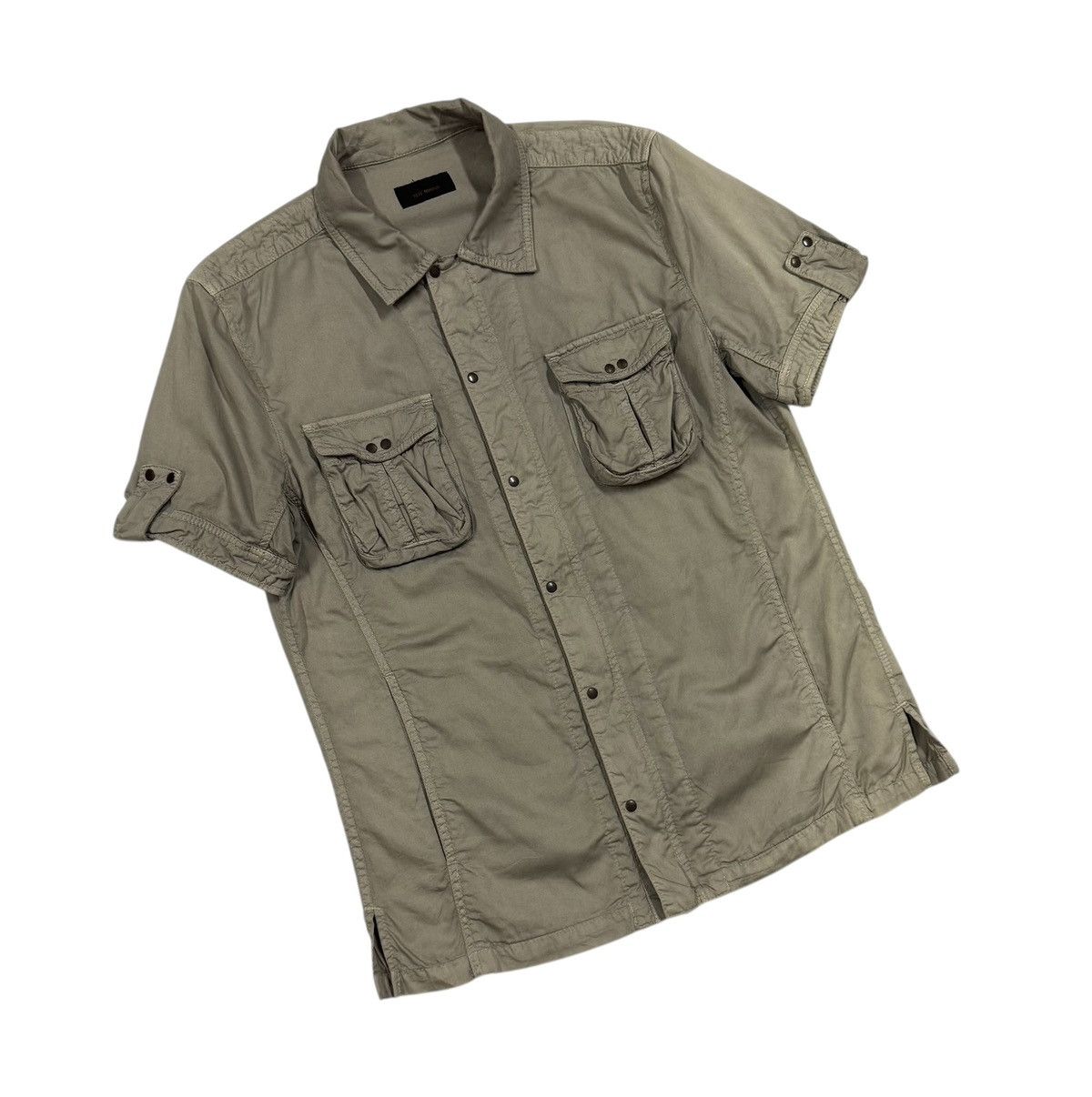 Tete Homme Vtg🔥Tete Homme Vintage M65 Snap Button Zipper Pocket Shirt Size US M / EU 48-50 / 2 - 5 Thumbnail