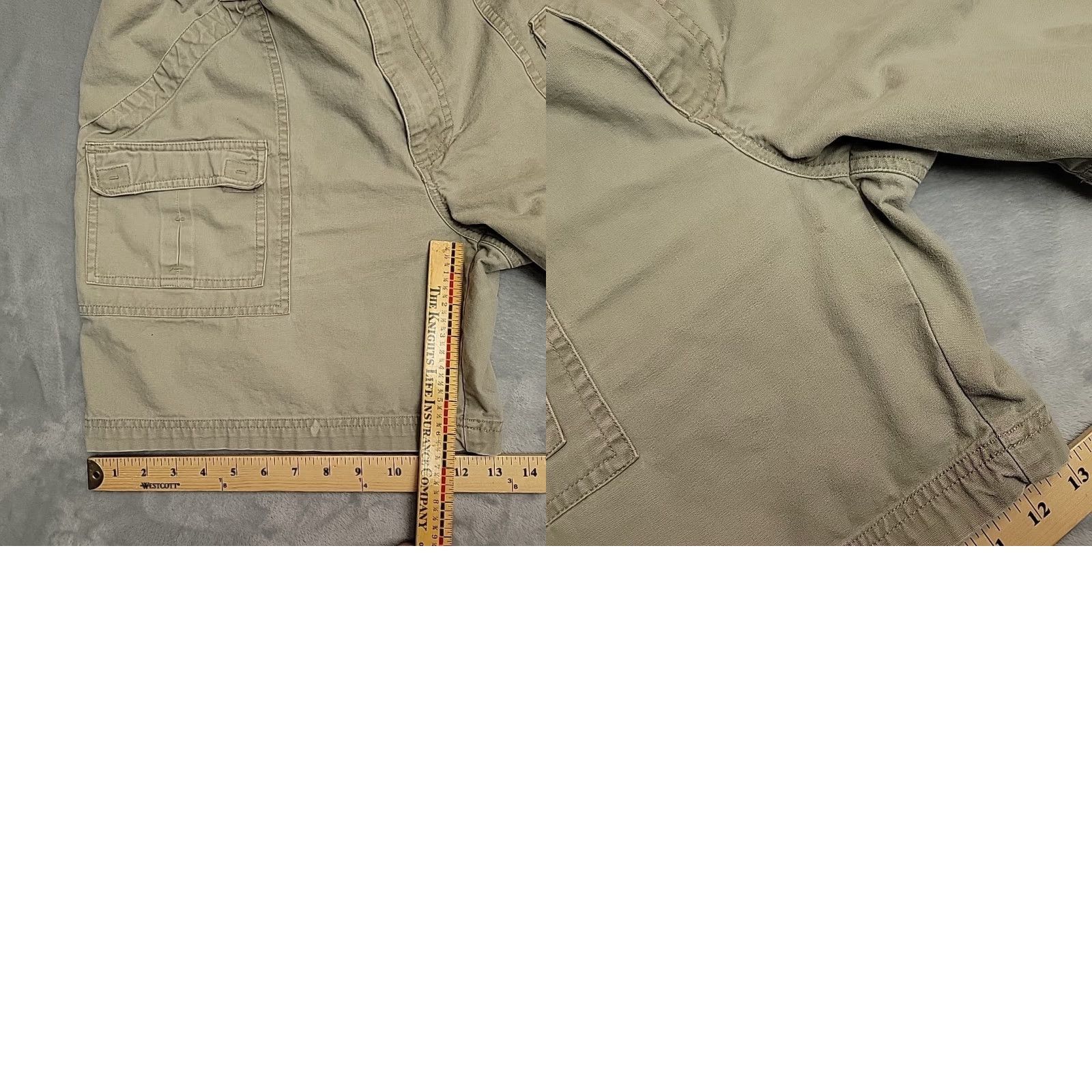 Alexander Julian VINTAGE Alexander Julian Colours Shorts Mens 38 Green Khaki Cargo Canvas Safari Outdoors Pants Thong? Size US 38 / EU 54 - 8 Thumbnail
