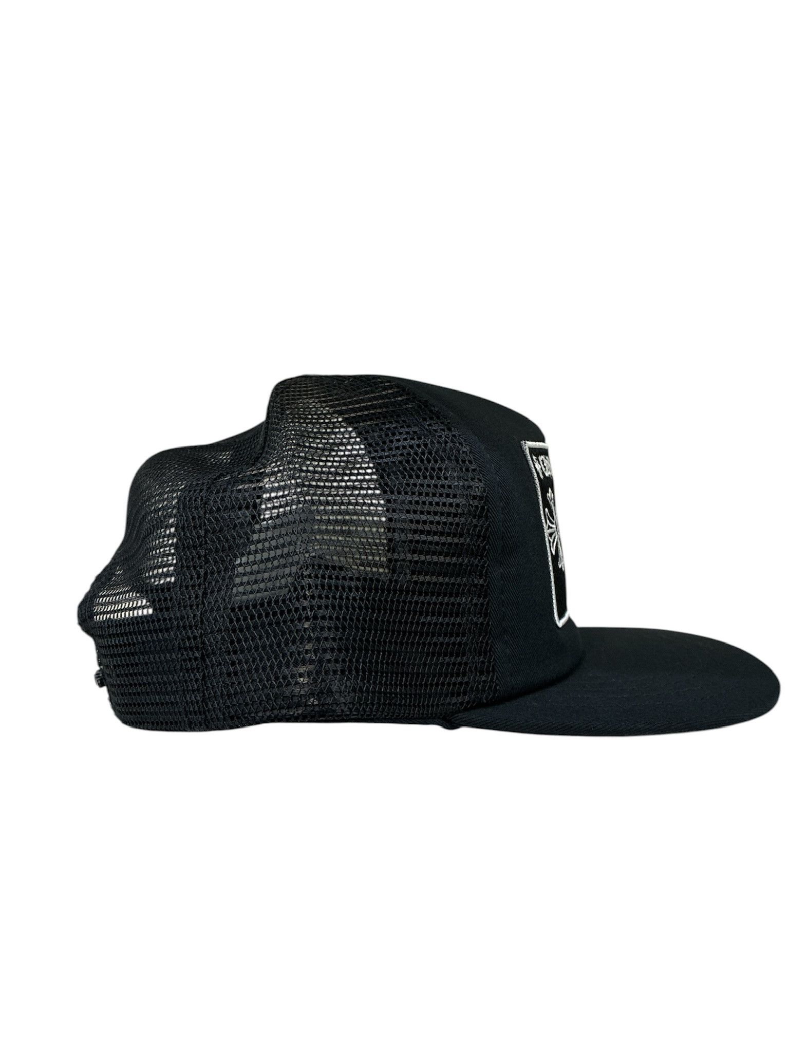 Chrome Hearts Chrome Hearts CH Las Vegas Trucker Hat (Black/White) Size ONE SIZE - 4 Thumbnail