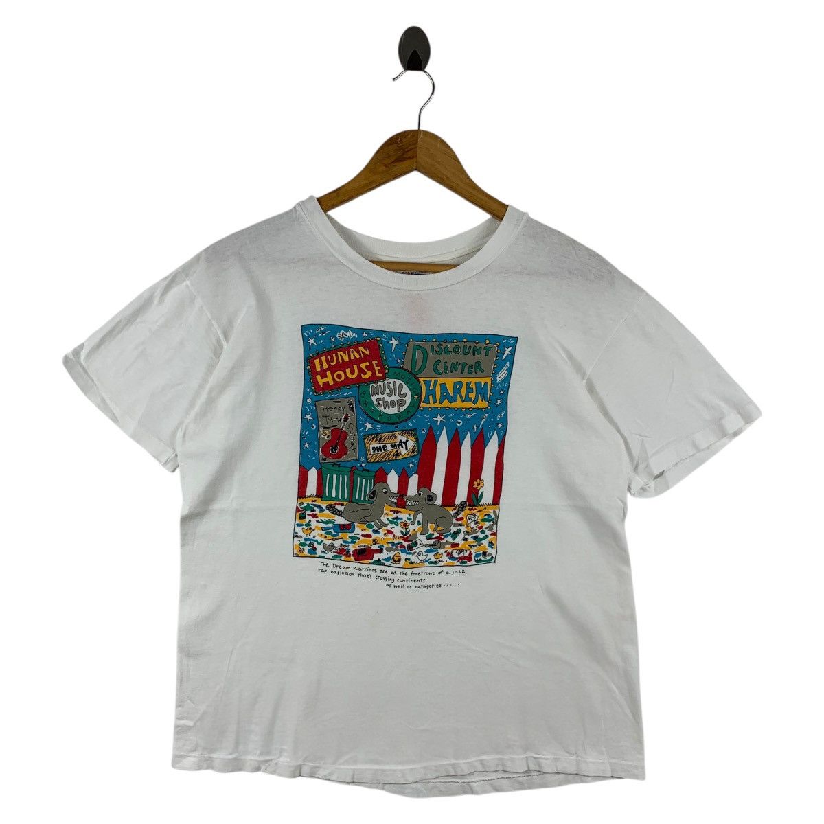 Vintage Vintage HUNAN HOUSE ART printed tee Size US L / EU 52-54 / 3 - 1 Thumbnail