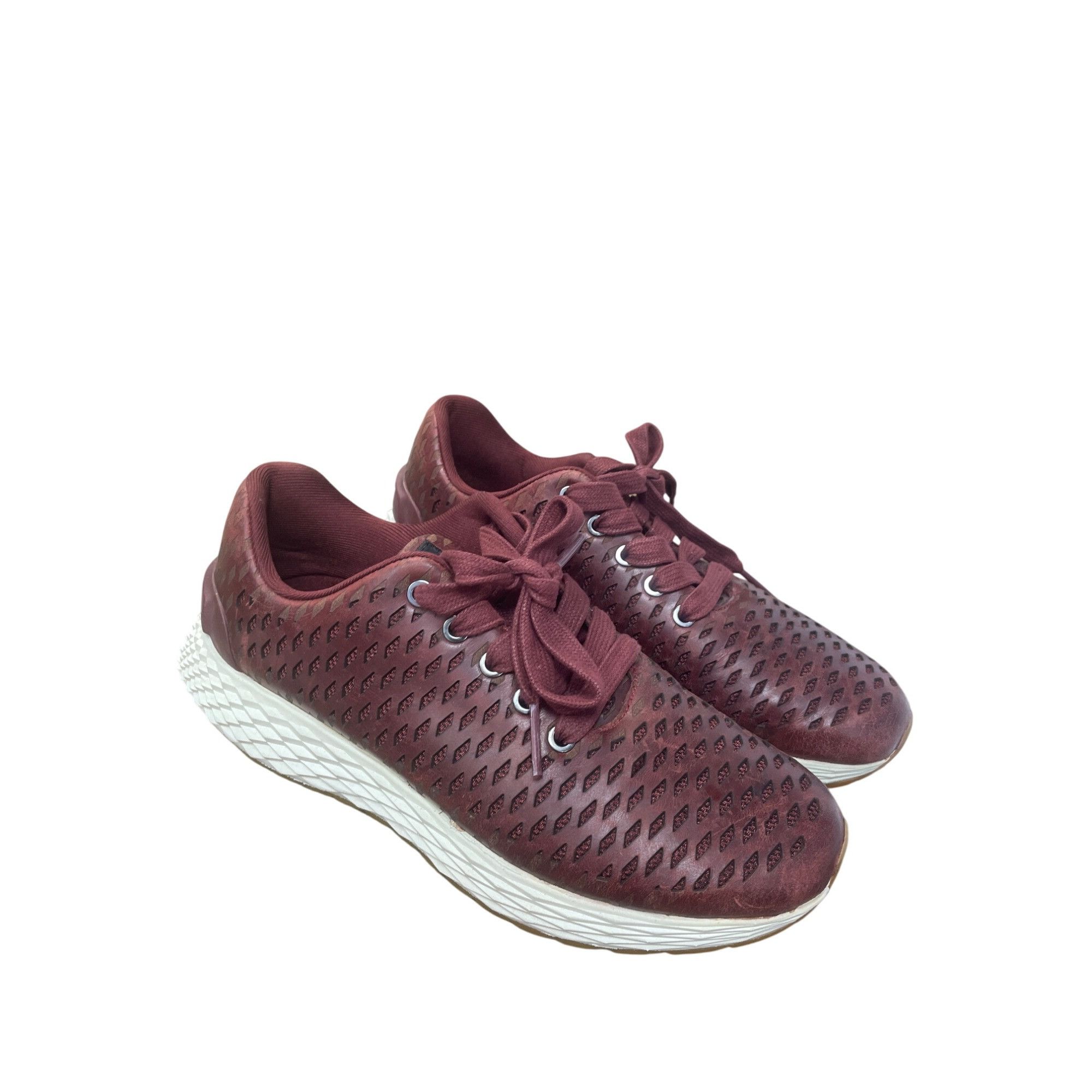 Other Nobull Mens Burgundy Knit perforated crossfit sneakers SZ 6 Size US 6.5 / EU 39-40 - 14 Thumbnail