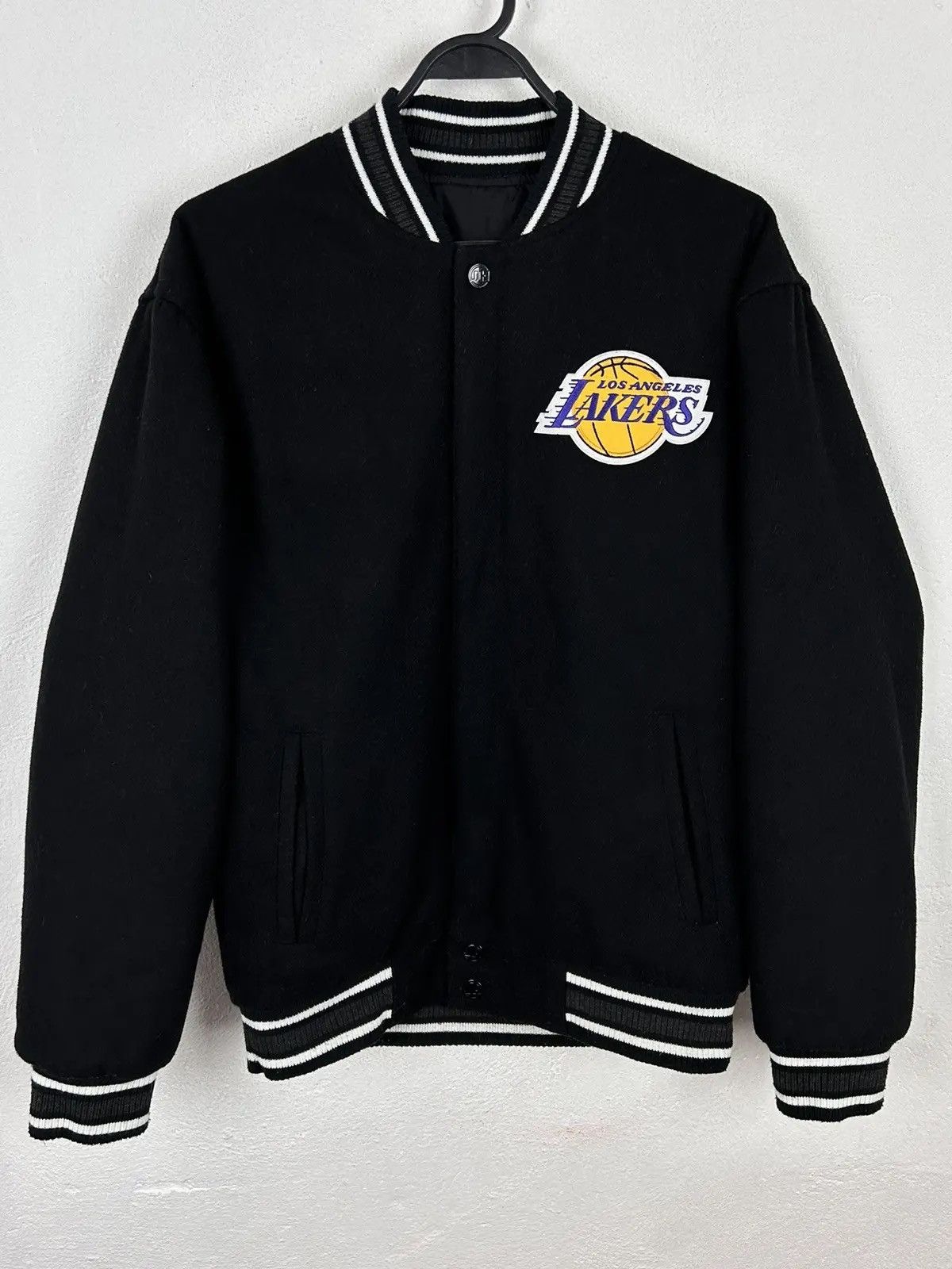 JH Design Vintage JH Design L.A. Lakers NBA Wool Reversible Jacket Size US S / EU 44-46 / 1 - 4 Thumbnail