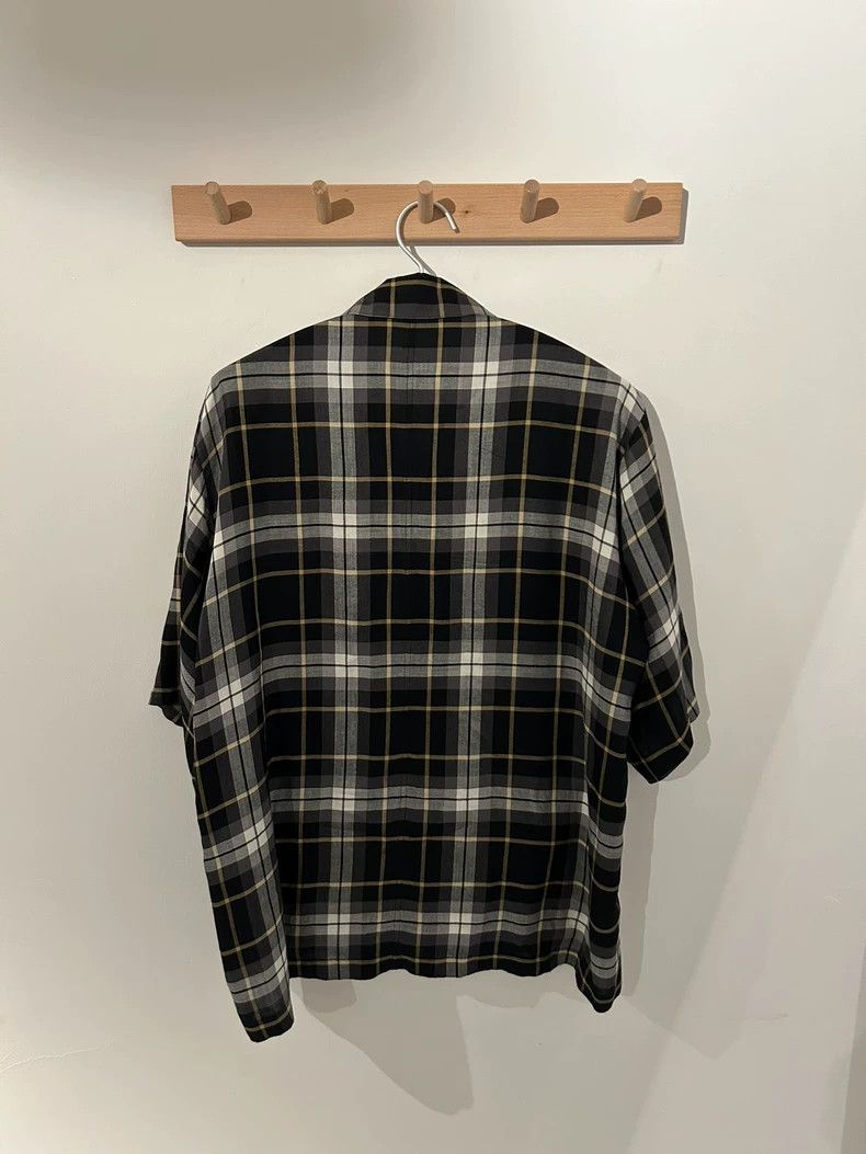 Undercover UNDERCOVER Short sleeve plaid shirt with silk and Lyocell a Size US L / EU 52-54 / 3 - 2 Thumbnail