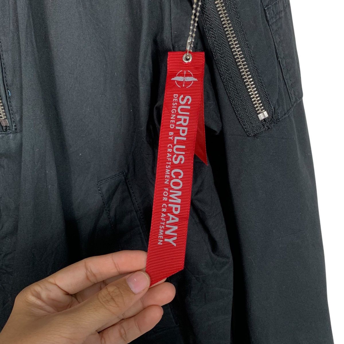 Japanese Brand Surplus Military Bomber Jacket Size US XL / EU 56 / 4 - 14 Thumbnail