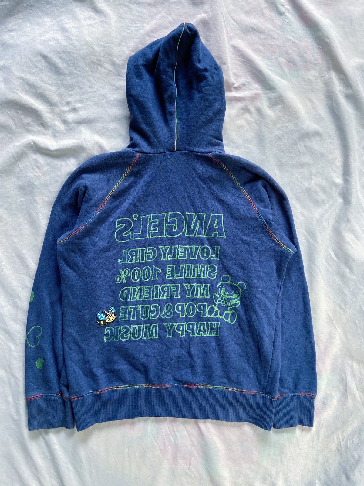 Angel Blue ANGELS LOVELY GIRL SMILE 100% HOODIE Size US S / EU 44-46 / 1 - 2 Thumbnail
