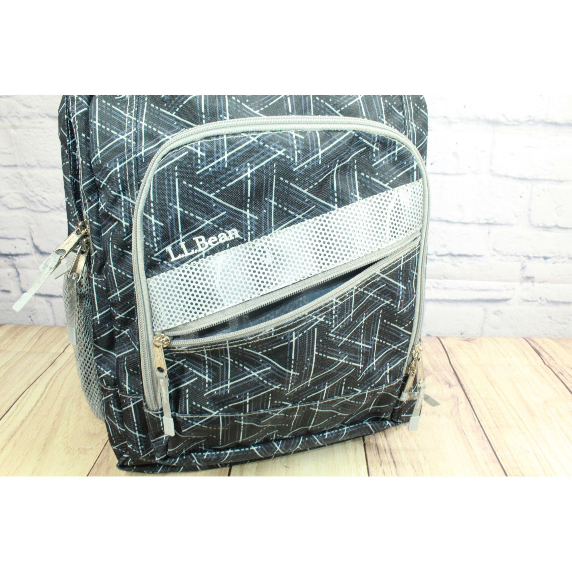 L.L. Bean LL Bean Unisex Book School Backpack Triangles Print Size ONE SIZE - 7 Thumbnail