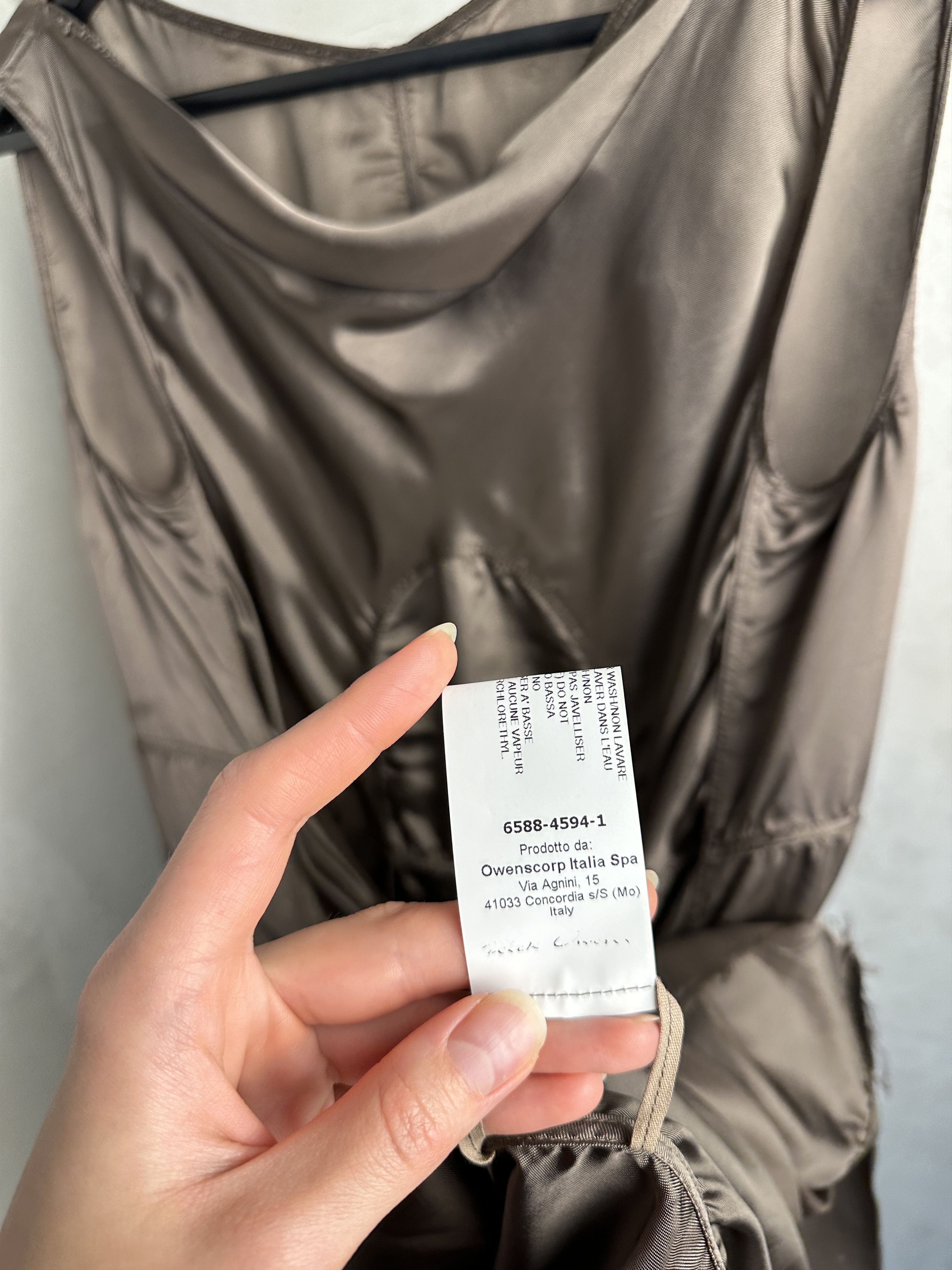 Rick Owens Rick Owens SS16 Cyclops Beige Dress Size S / US 4 / IT 40 - 10 Thumbnail