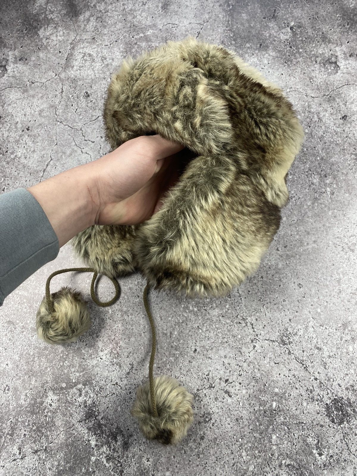 Hysteric Glamour × Japanese Brand × Vintage Amazing Faux Fur Y2K Ushanka Hat (Trapper Hat) Size ONE SIZE - 4 Thumbnail