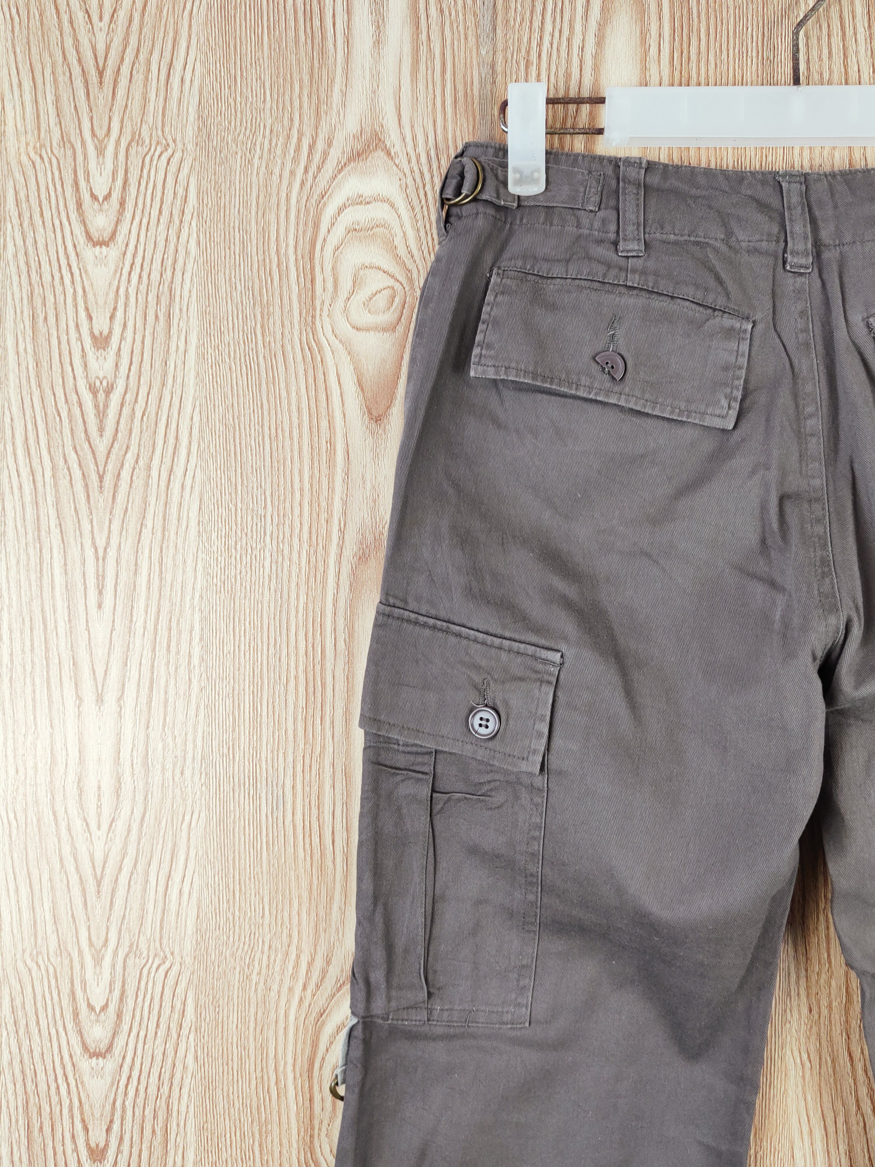 Japanese Brand Rouet Dark Gray Multipocket Tactical Cargo Pants #W638 Size US 27 - 9 Thumbnail